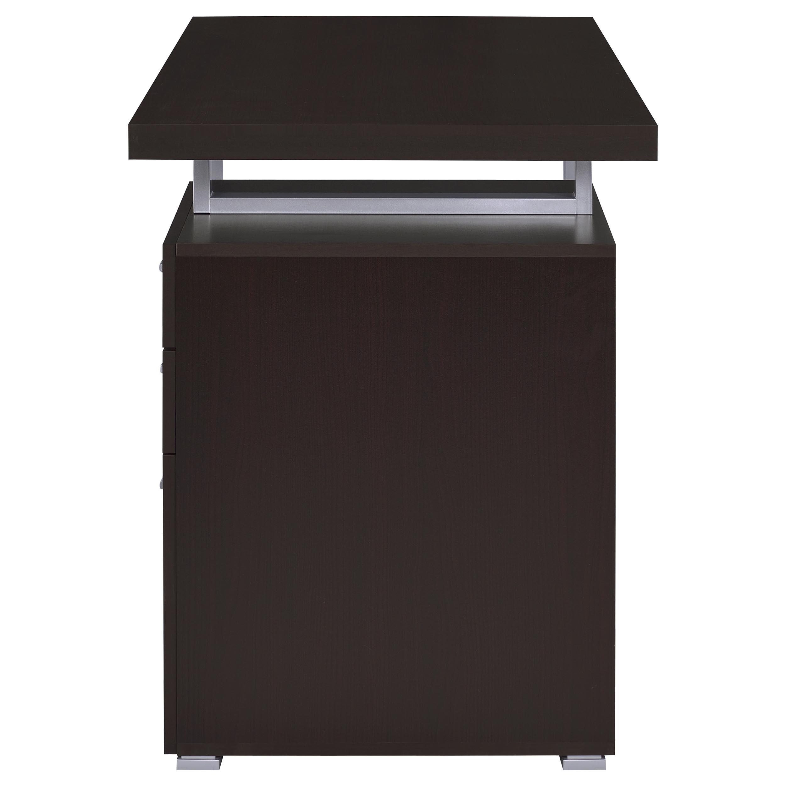 Model: 800519 | Coaster Brennan 47-inch 3-drawer Office Computer Desk Cappuccino