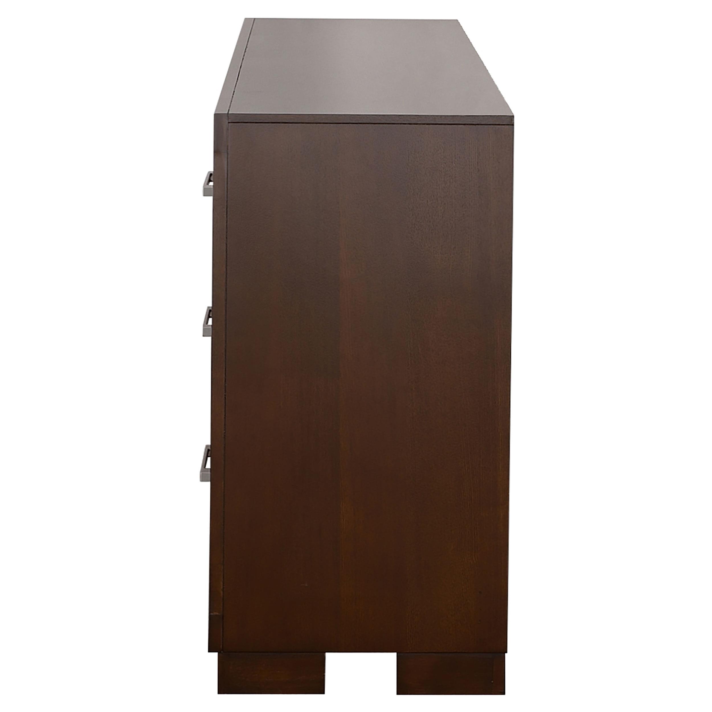 Model: 200713 | Coaster Jessica 6-drawer Dresser Cappuccino