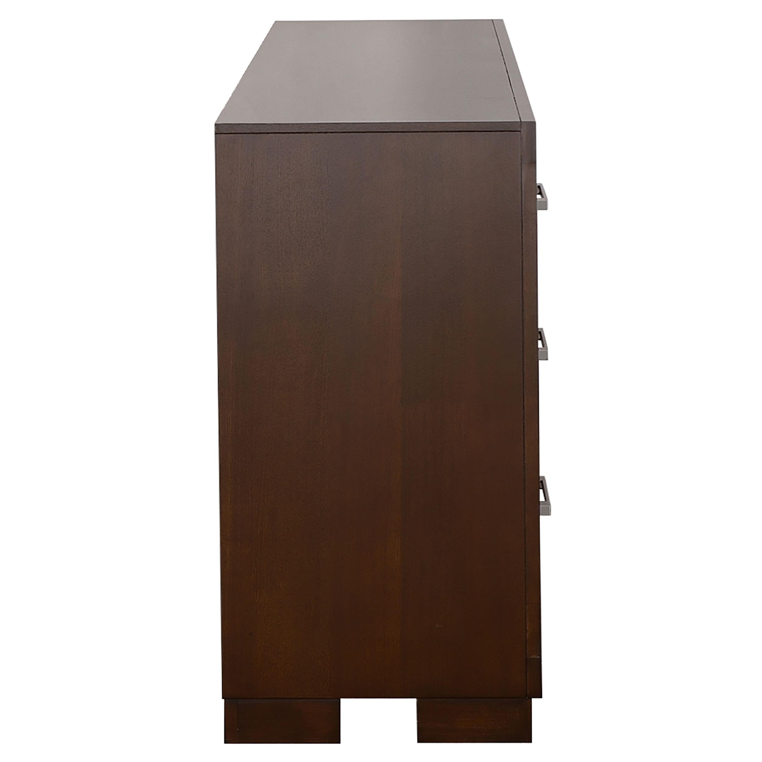 Model: 200713 | Coaster Jessica 6-drawer Dresser Cappuccino