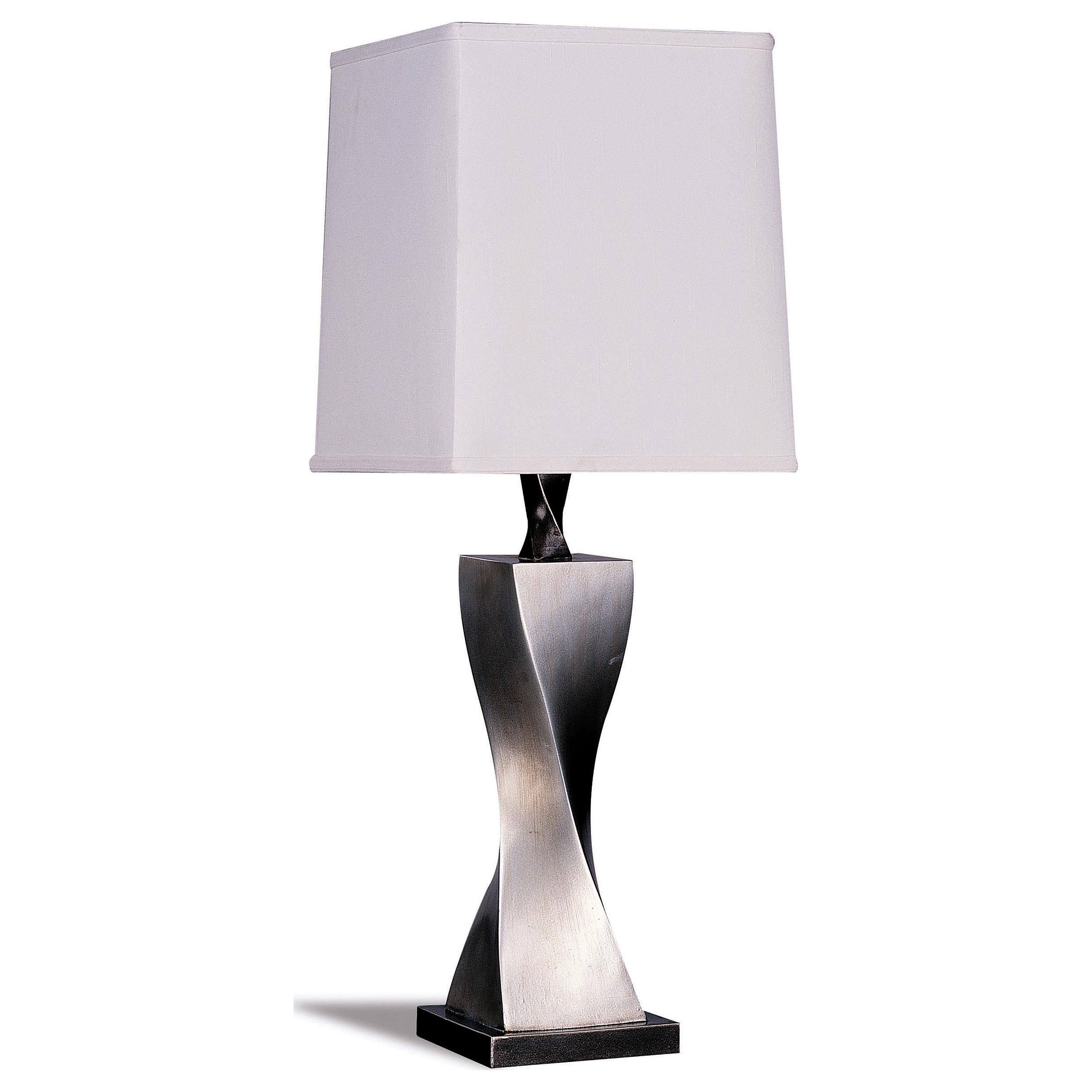 Model: 1497 | Coaster Keene 30-inch Tapered Shade Table Lamp Silver (Set of 2)