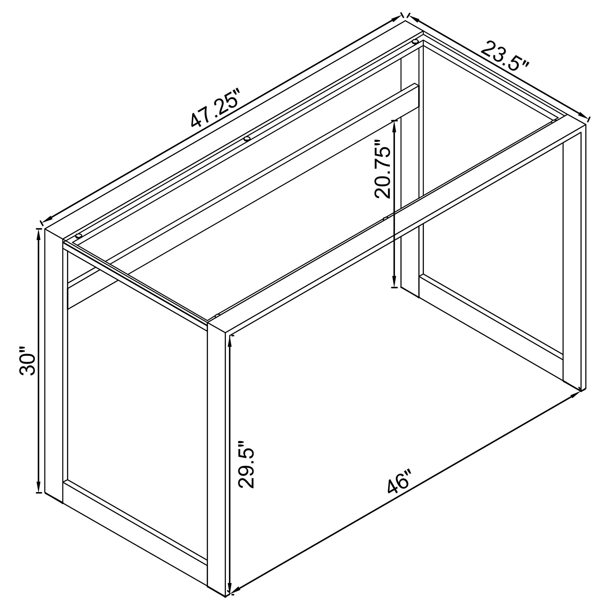 Model: 800746 | Coaster Hartford 47-inch Glass Top Writing Desk Chrome