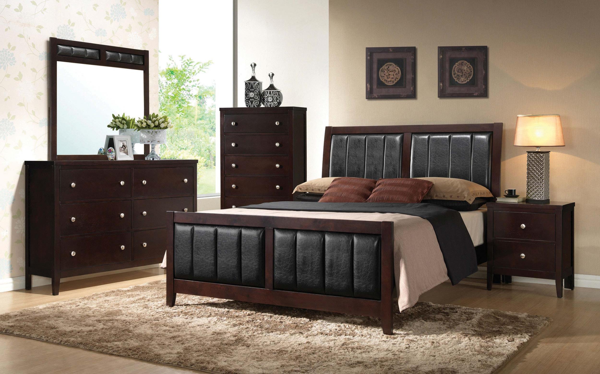 Model: 202092 | Coaster Carlton 2-drawer Nightstand Cappuccino