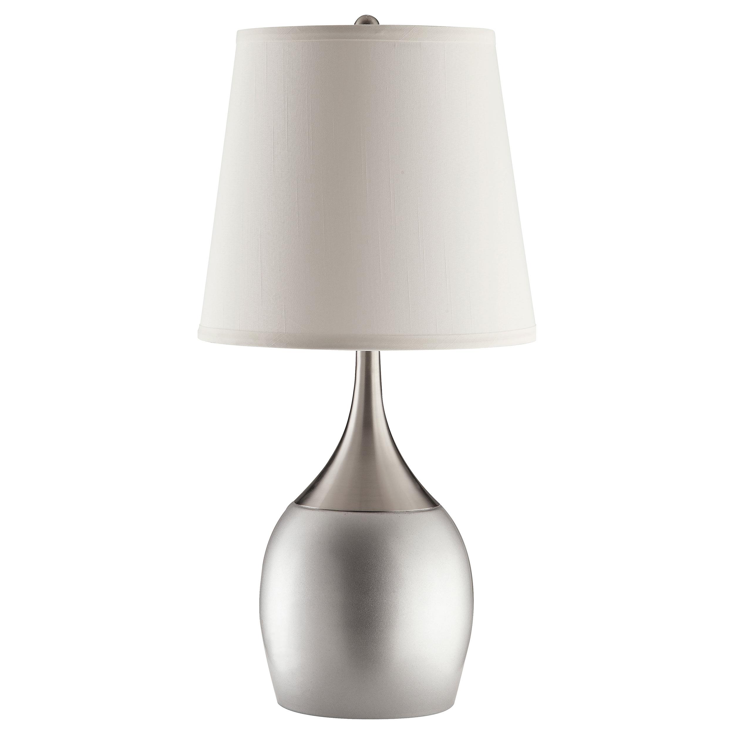 Model: 901471 | Coaster Tenya 24-inch Empire Shade Urn Table Lamp Silver (Set of 2)