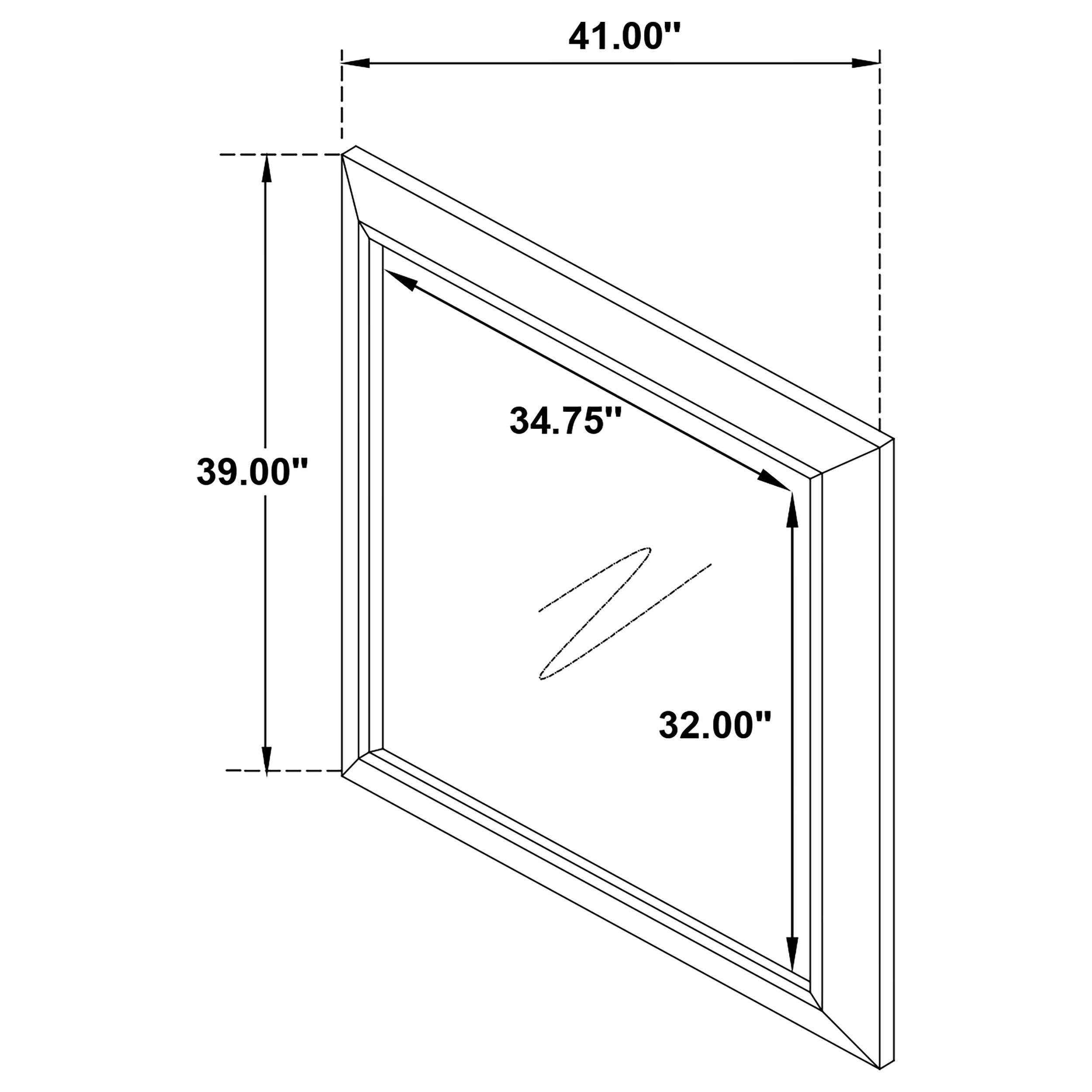 Model: 204394 | Coaster Kauffman Dresser Mirror Dark Cocoa