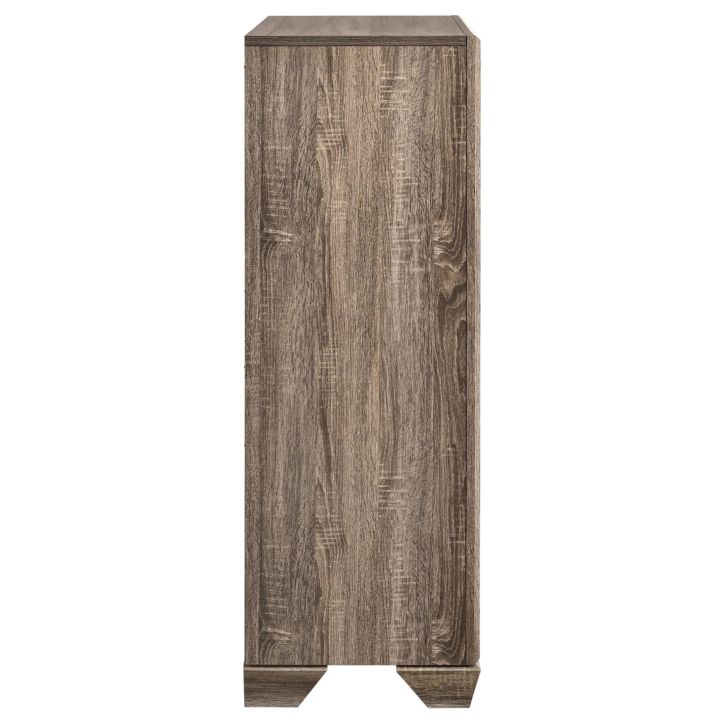 Model: 204195 | Coaster Kauffman 5-drawer Bedroom Chest Washed Taupe