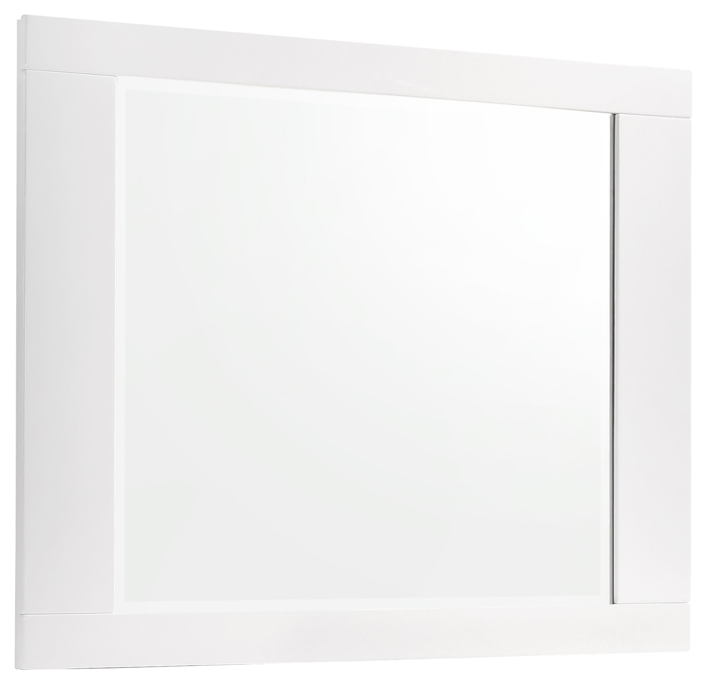 Coaster Felicity Dresser Mirror White High Gloss