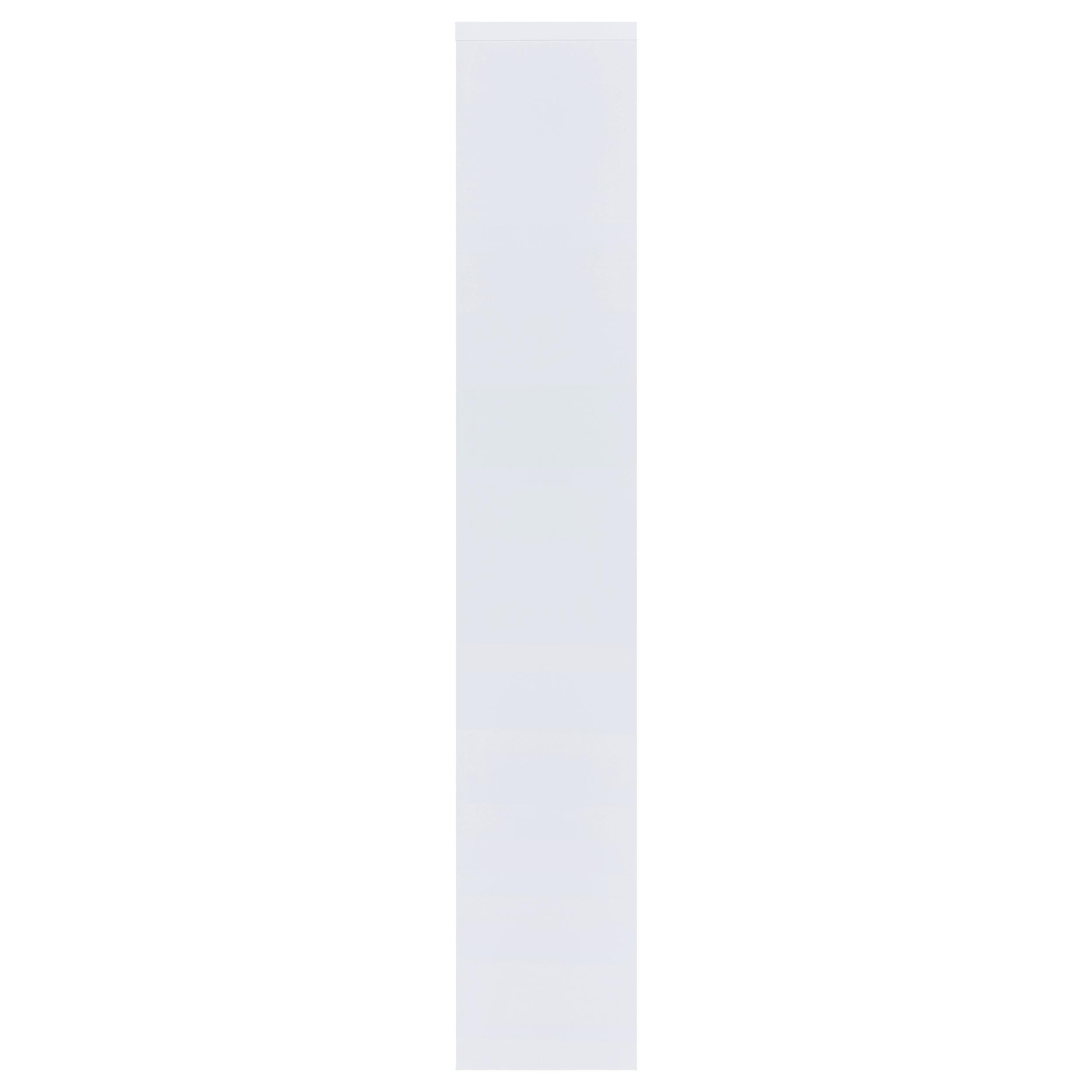 Model: 800136 | Coaster Theo 71-inch 7-shelf Bookshelf White