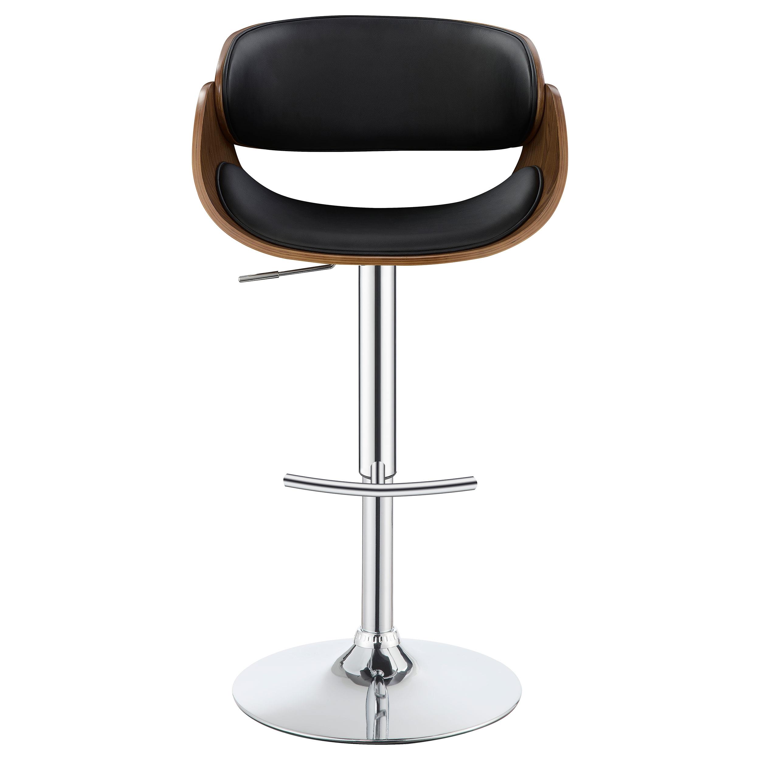 Model: 104965 | Coaster Dana Adjustable Bar Stool Black and Chrome