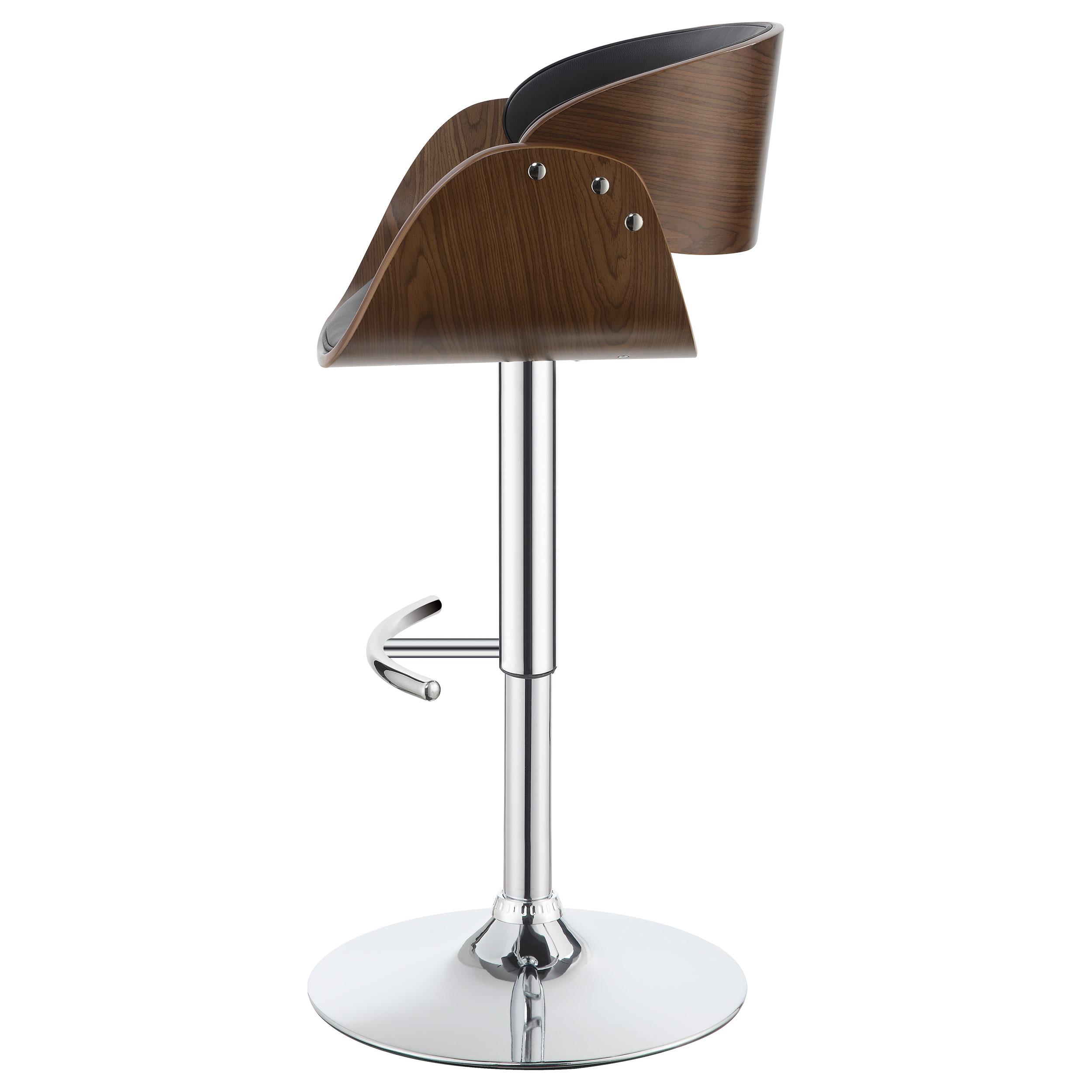 Model: 104965 | Coaster Dana Adjustable Bar Stool Black and Chrome