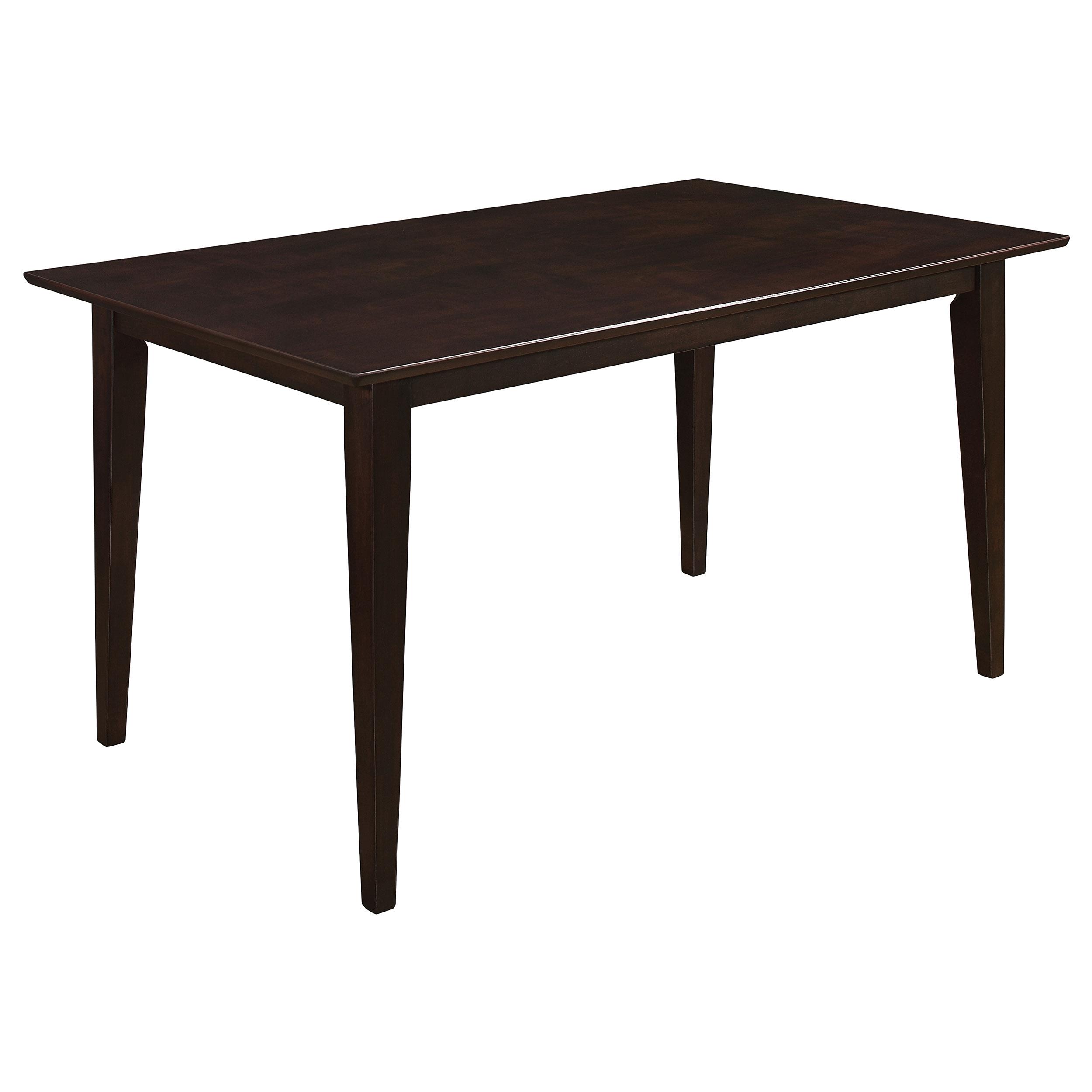 Coaster Gabriel Rectangular 59-inch Wood Dining Table Cappuccino