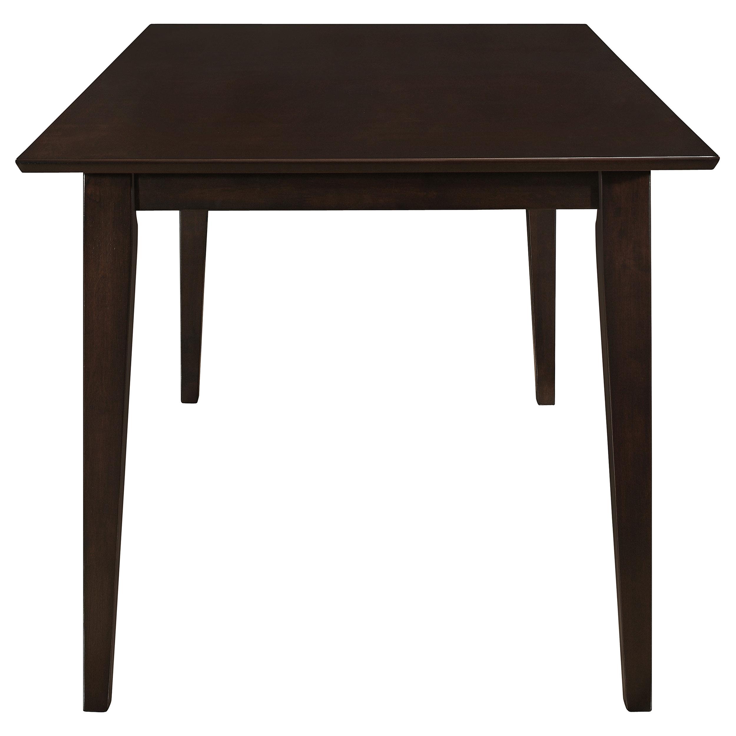 Model: 100771 | Coaster Gabriel Rectangular 59-inch Wood Dining Table Cappuccino