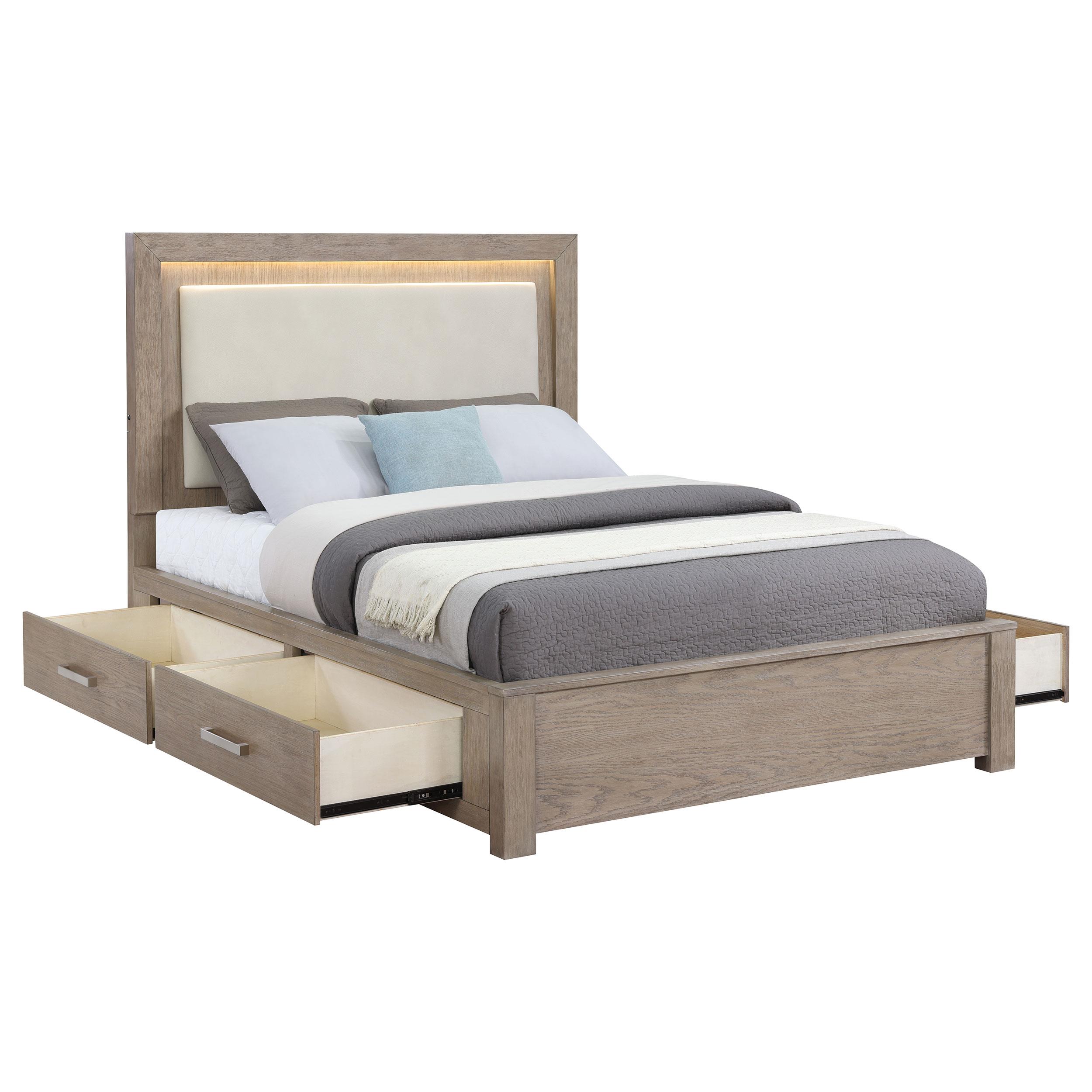 auberge 21aw chariot 44 sable beige 新品 Coaster Beds Bedroom 224850Q | Reese Warehouse