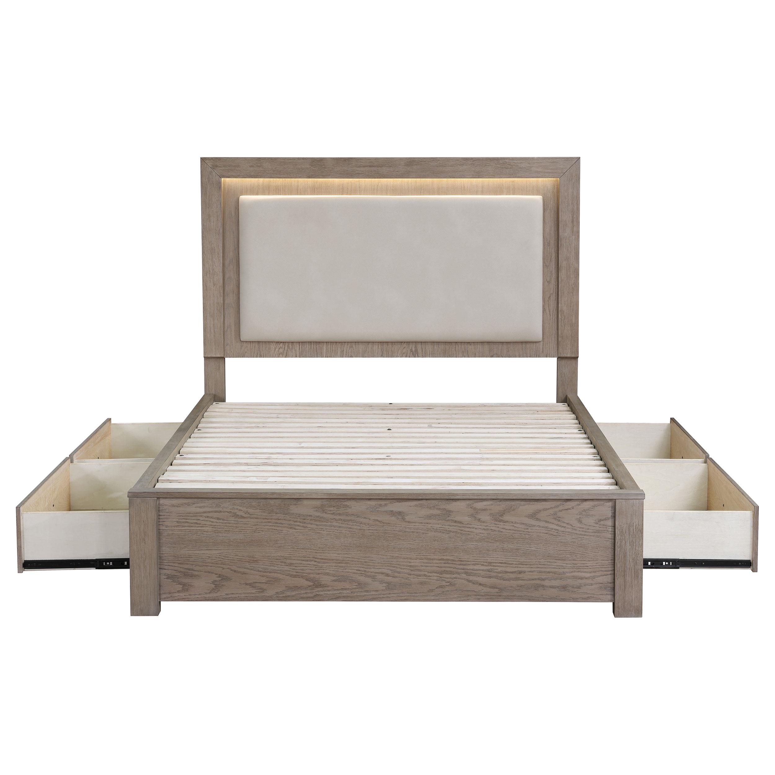 auberge 21aw chariot 44 sable beige 新品 Coaster Beds Bedroom 224850Q | Reese Warehouse