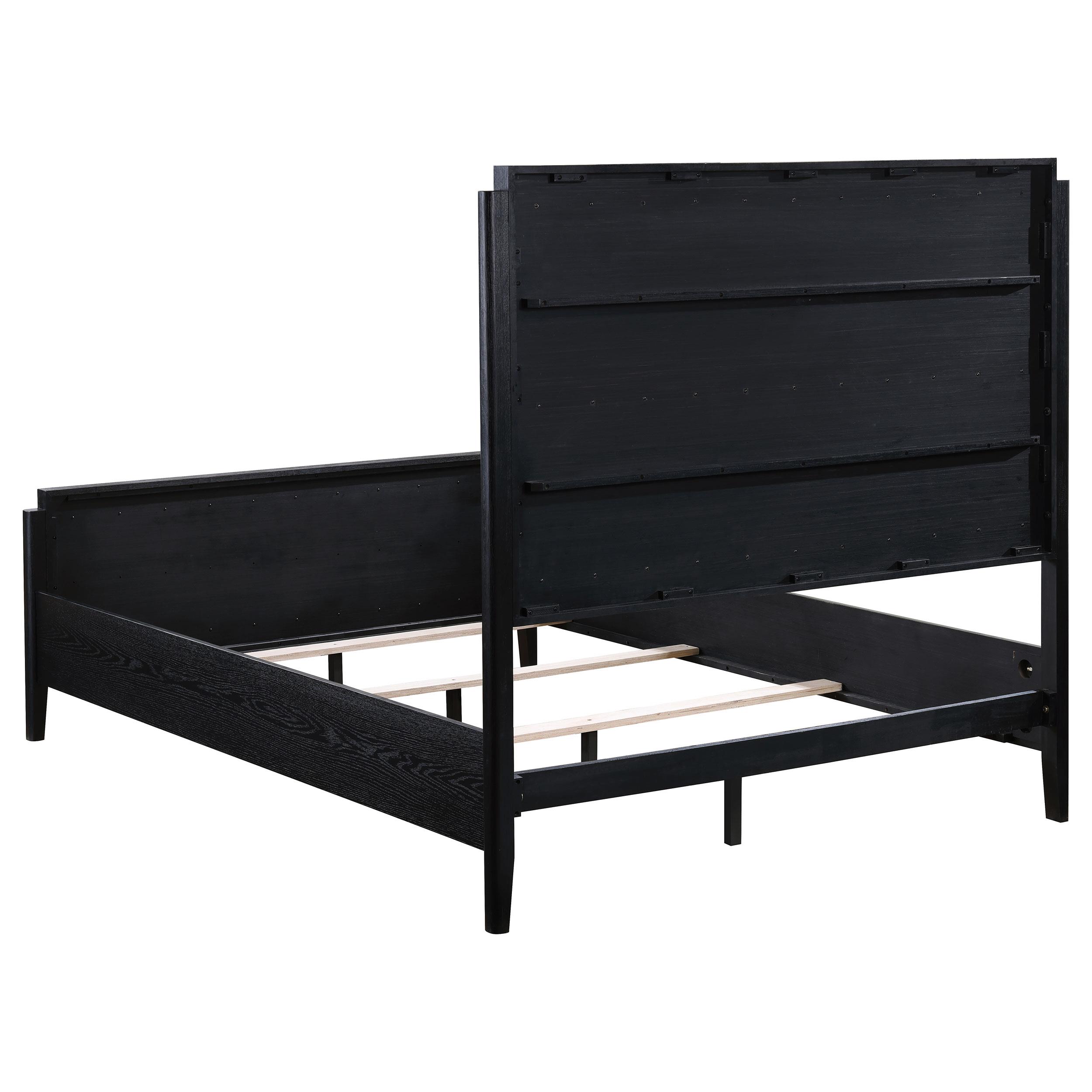 Model: 224710KW | Coaster Brookmead 60-inch Upholstered California King Bed Black