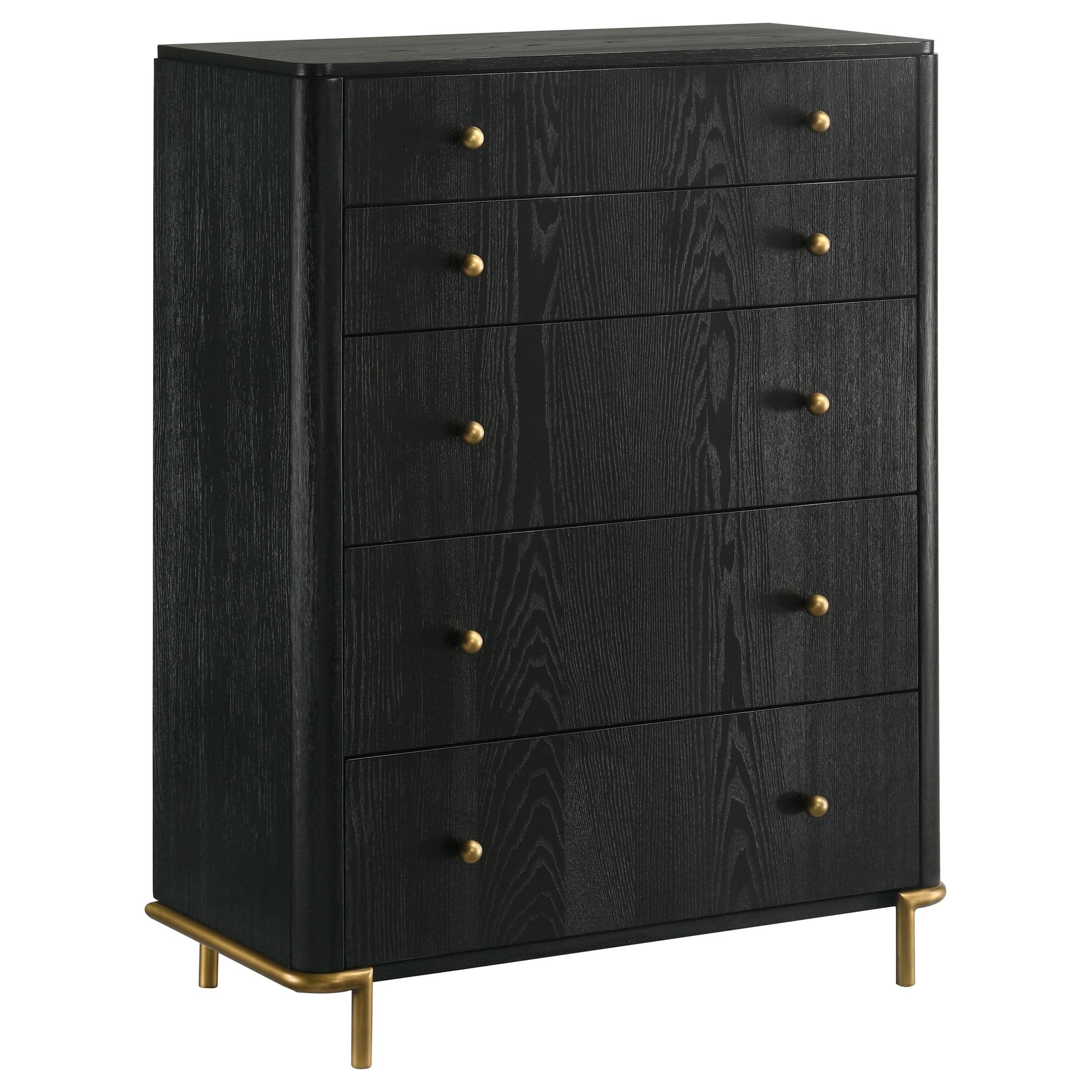 Coaster Arini 5-drawer Bedroom Chest Black