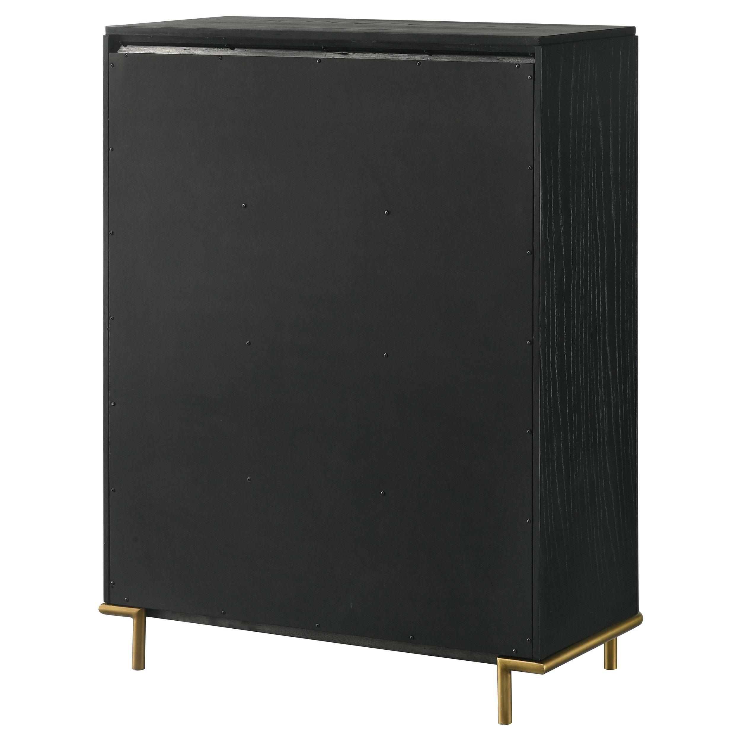 Model: 224335 | Coaster Arini 5-drawer Bedroom Chest Black