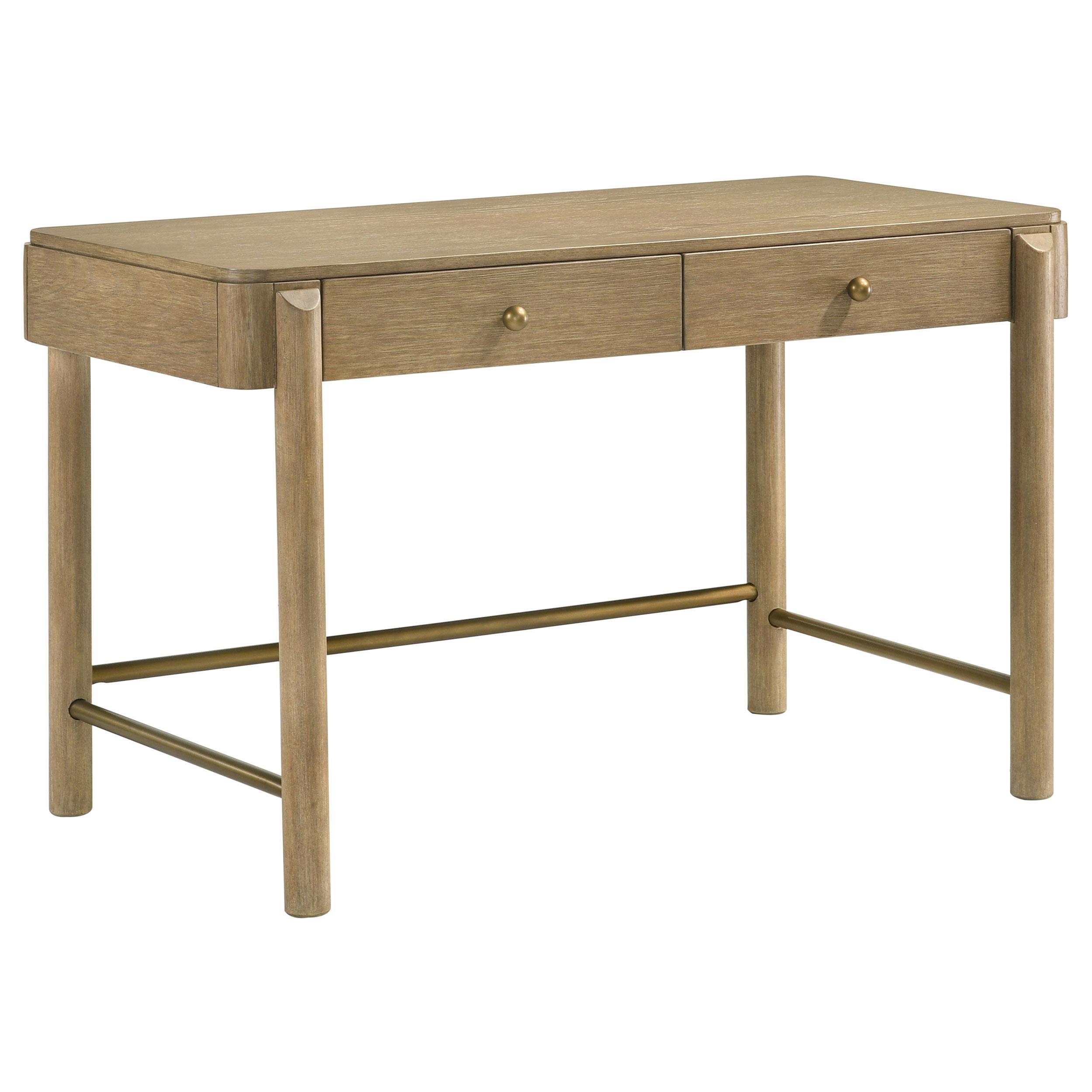Coaster Arini 2-drawer Vanity Desk Makeup Table Sand Wash