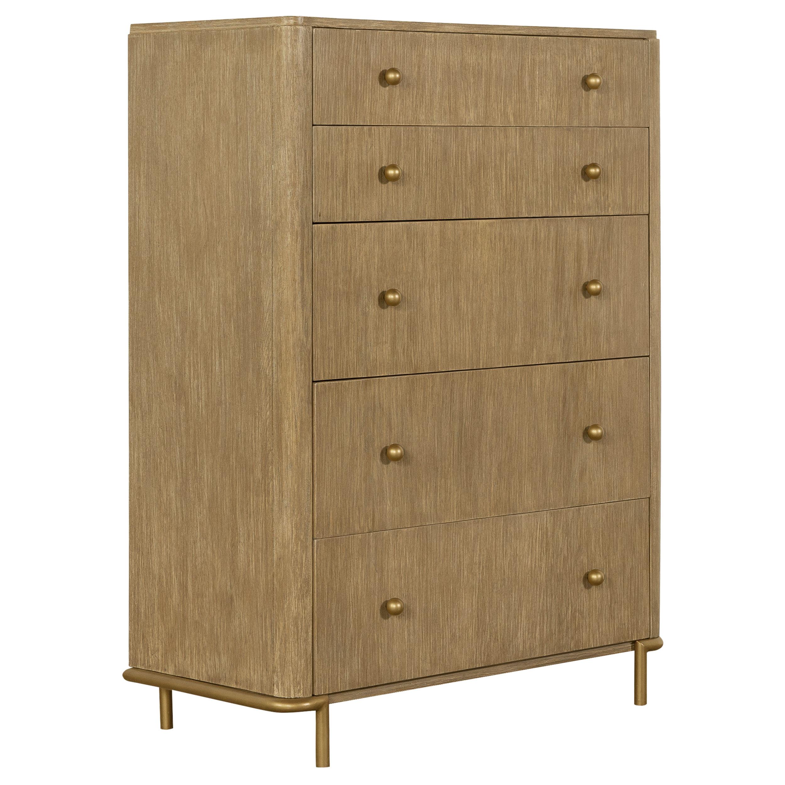 Model: 224300Q-S5 | Coaster Arini 5-piece Queen Bedroom Set Sand Wash and Natural Cane
