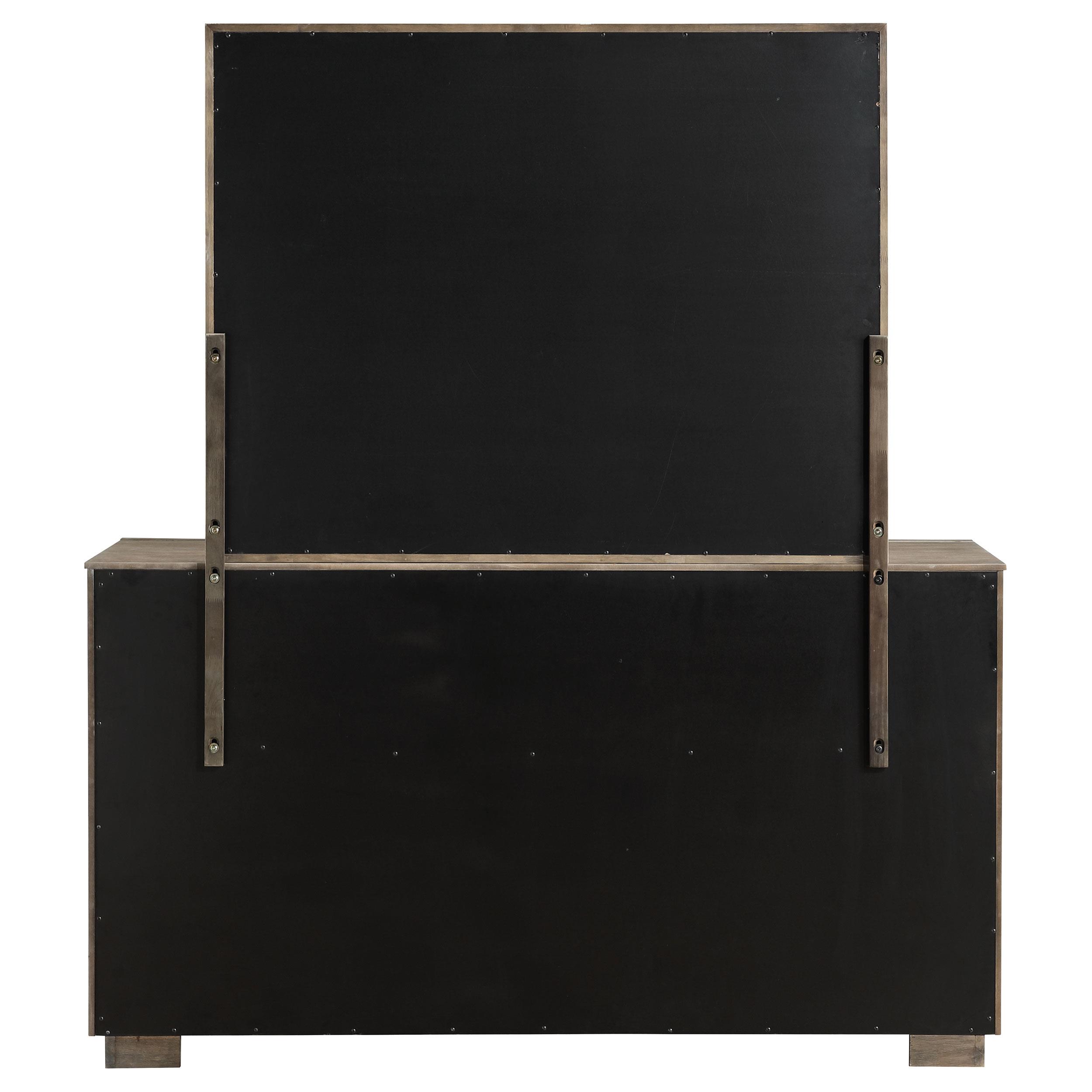 Model: 223273M | Coaster Durango 8-drawer Dresser and Mirror Taupe Oak