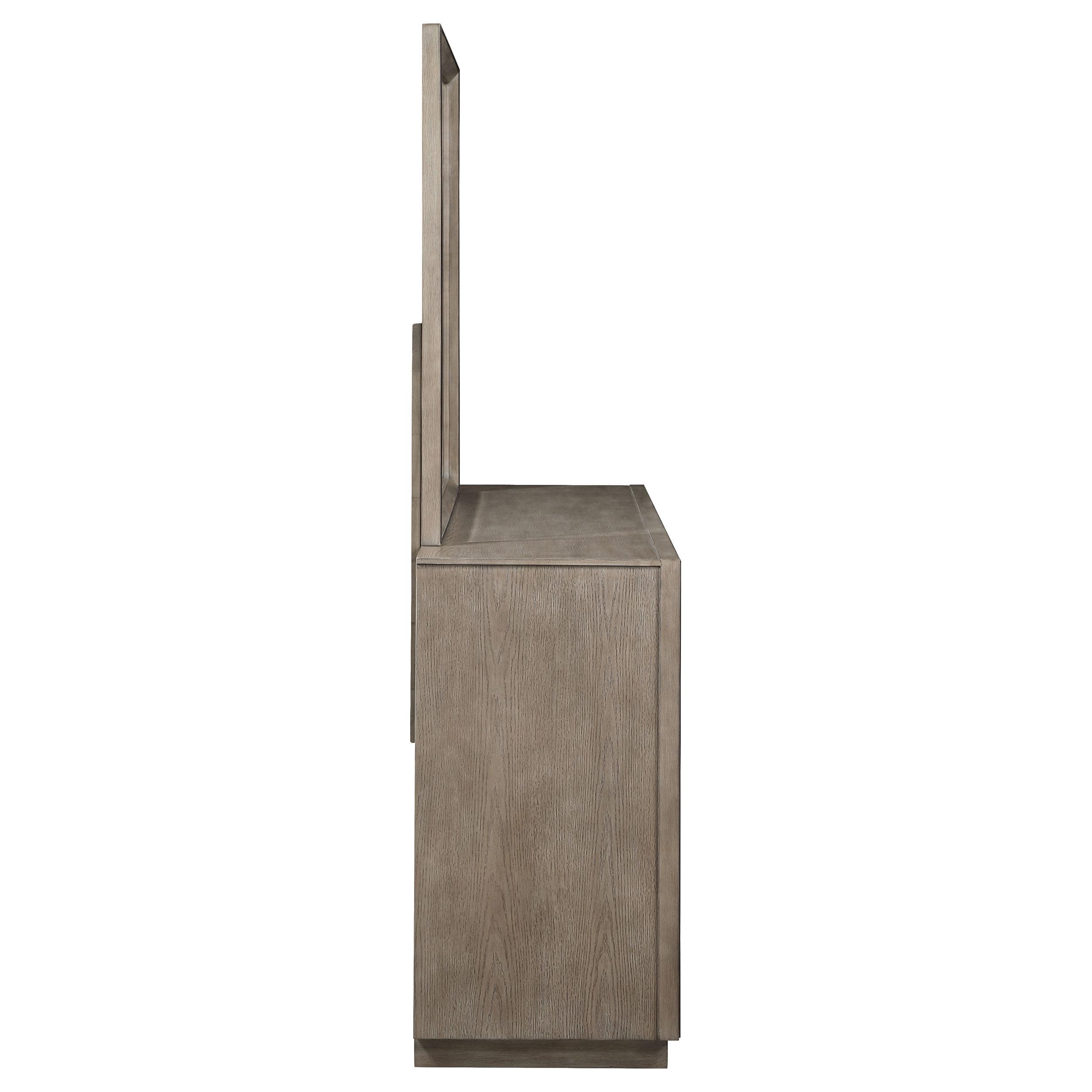 Model: 223273M | Coaster Durango 8-drawer Dresser and Mirror Taupe Oak