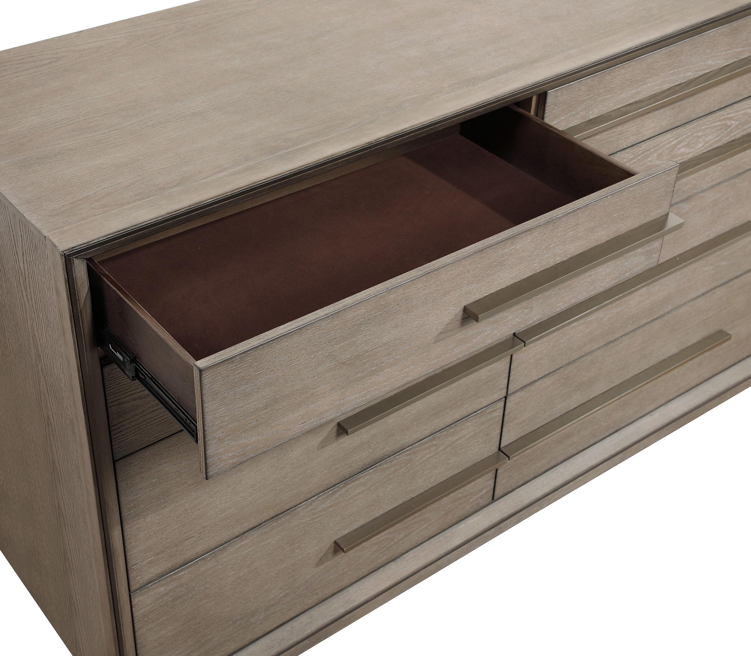 Model: 223273M | Coaster Durango 8-drawer Dresser and Mirror Taupe Oak