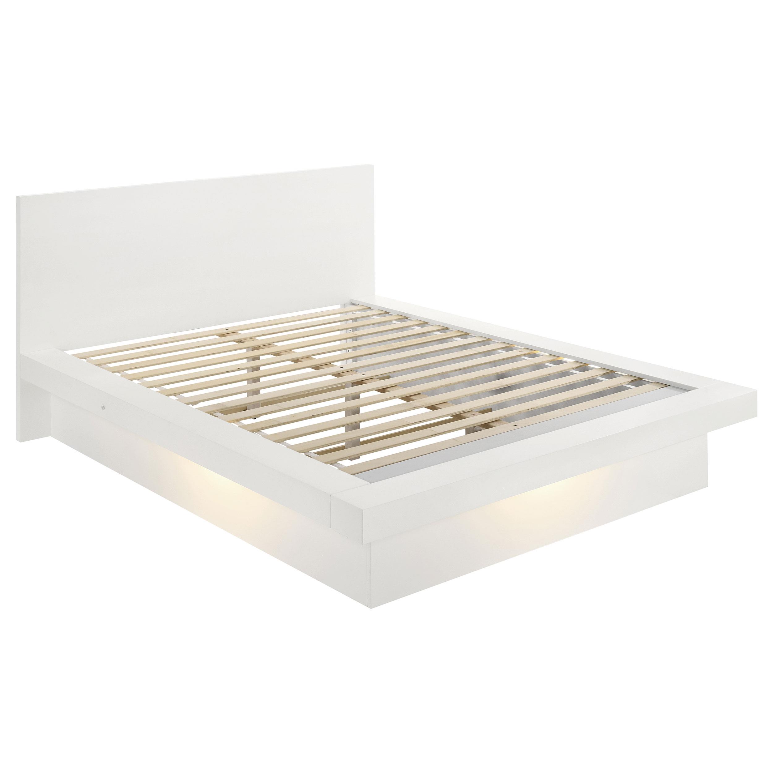 Model: 202990KE-S5 | Coaster Jessica 5-piece Eastern King LED Bedroom Set Snow White