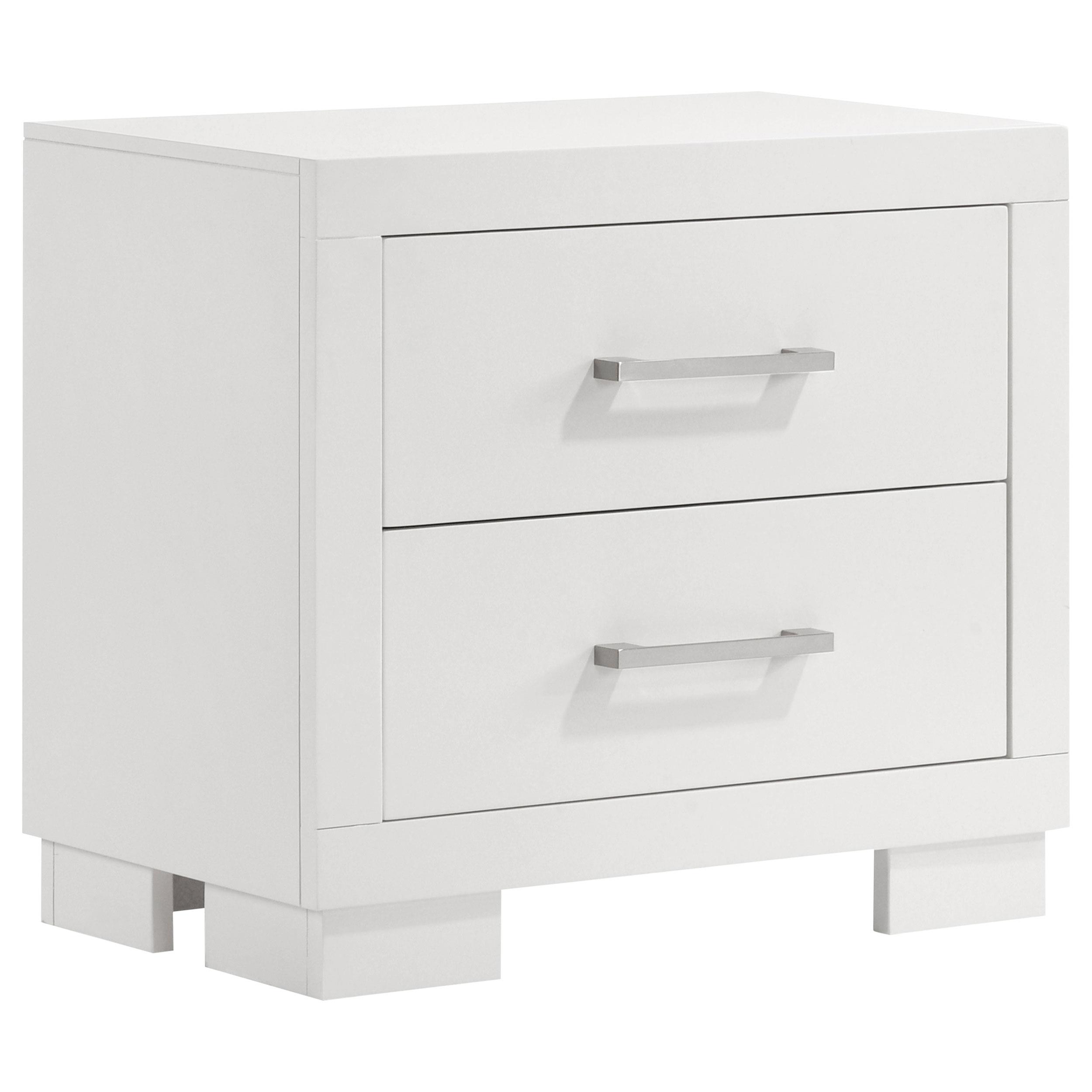 Model: 202990KE-S5 | Coaster Jessica 5-piece Eastern King LED Bedroom Set Snow White