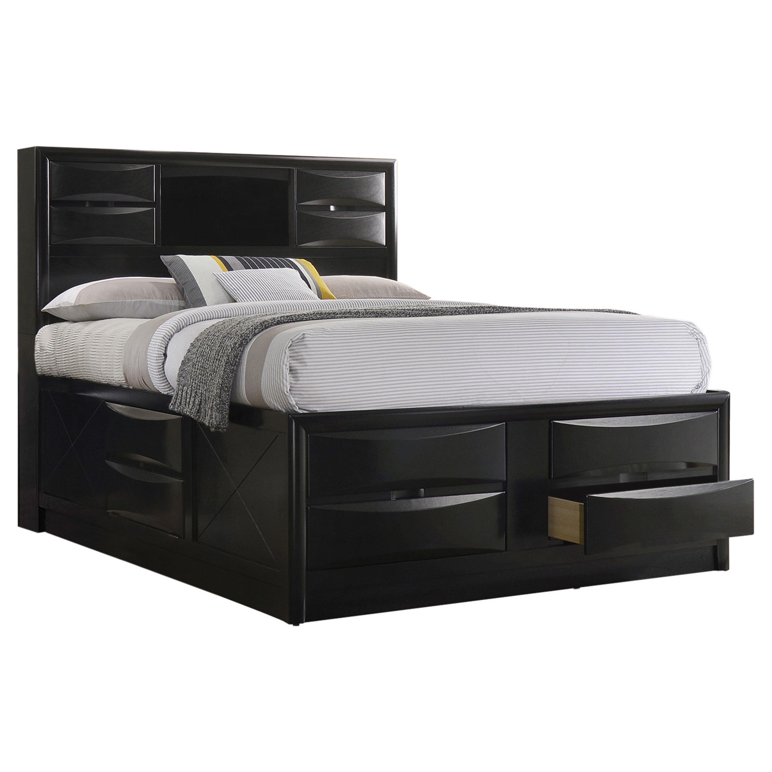 Model: 202701KW-S5 | Coaster Briana 5-piece California King Bedroom Set Black