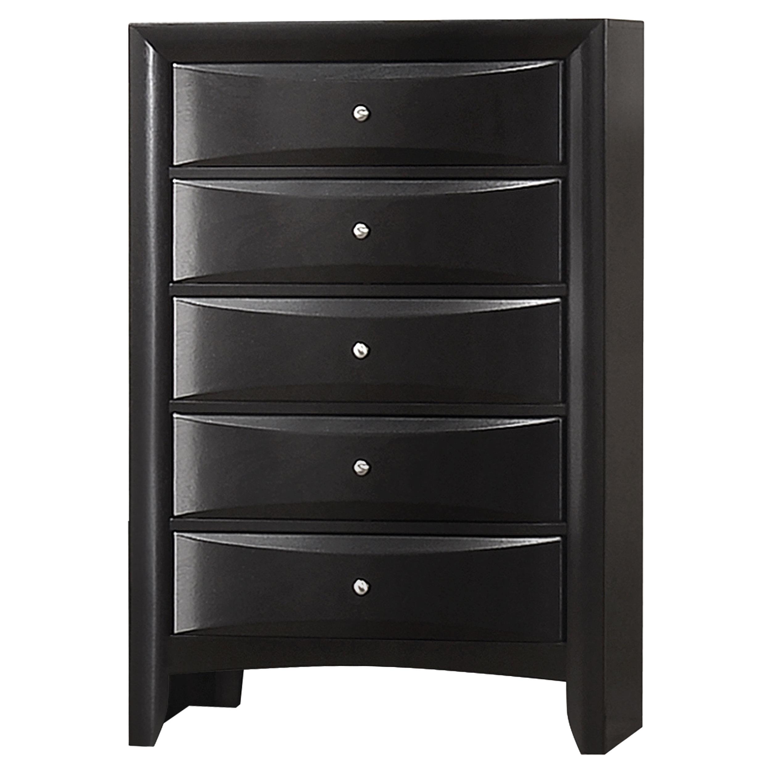 Model: 202701KW-S5 | Coaster Briana 5-piece California King Bedroom Set Black