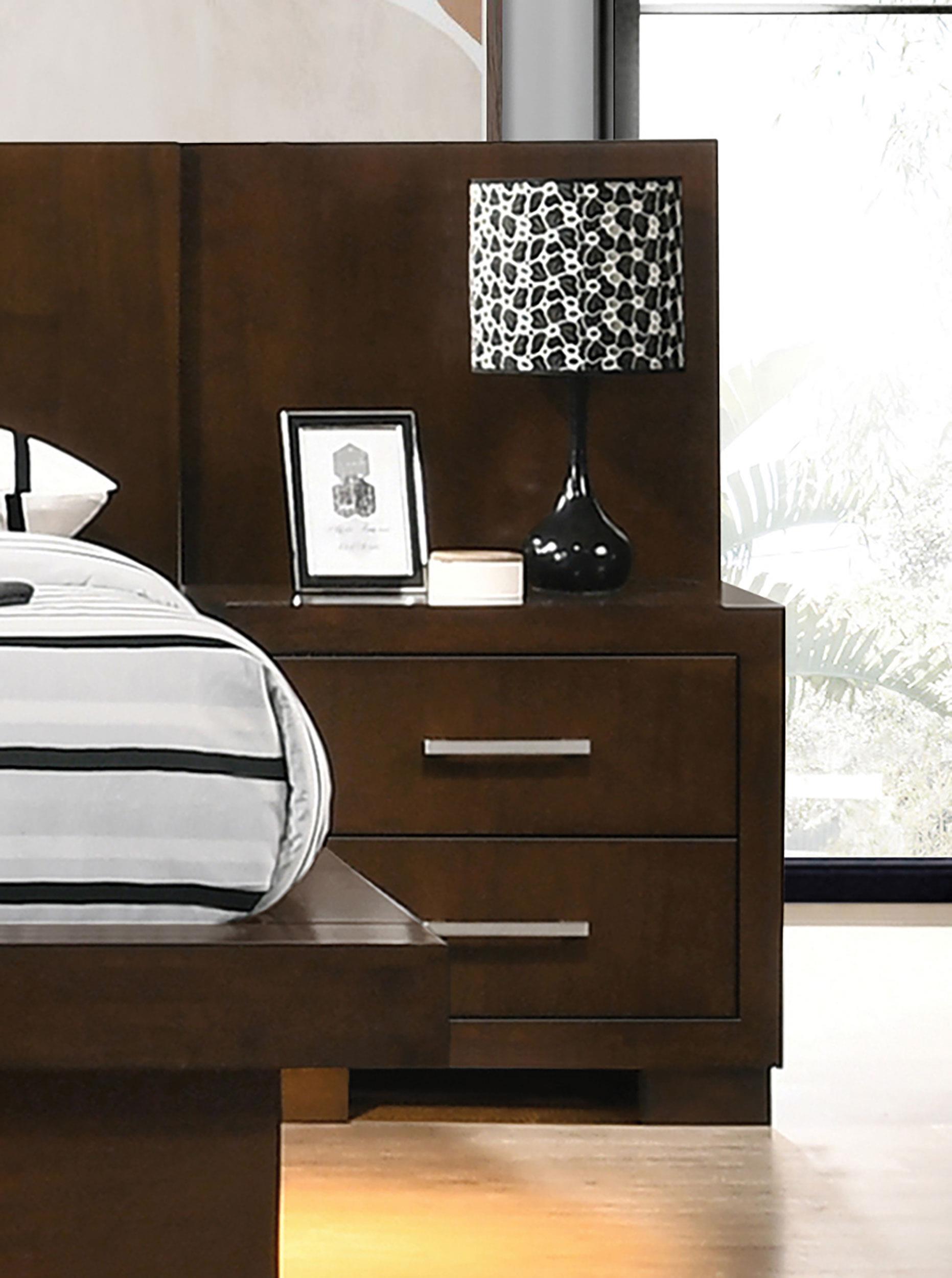 Model: 200711Q-S6P | Coaster Jessica 6-piece Queen LED Bedroom Set Cappuccino