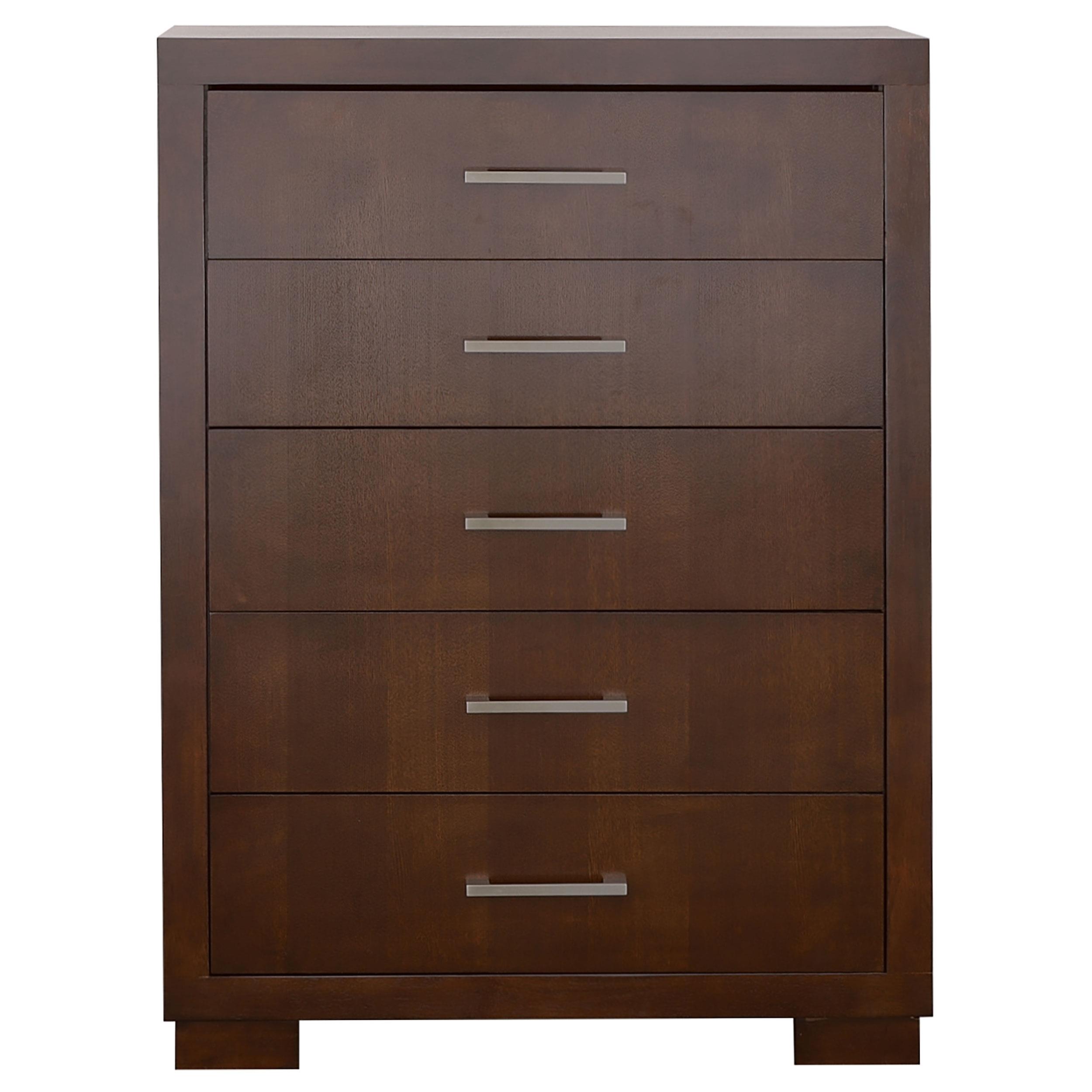 Model: 200711Q-S6P | Coaster Jessica 6-piece Queen LED Bedroom Set Cappuccino