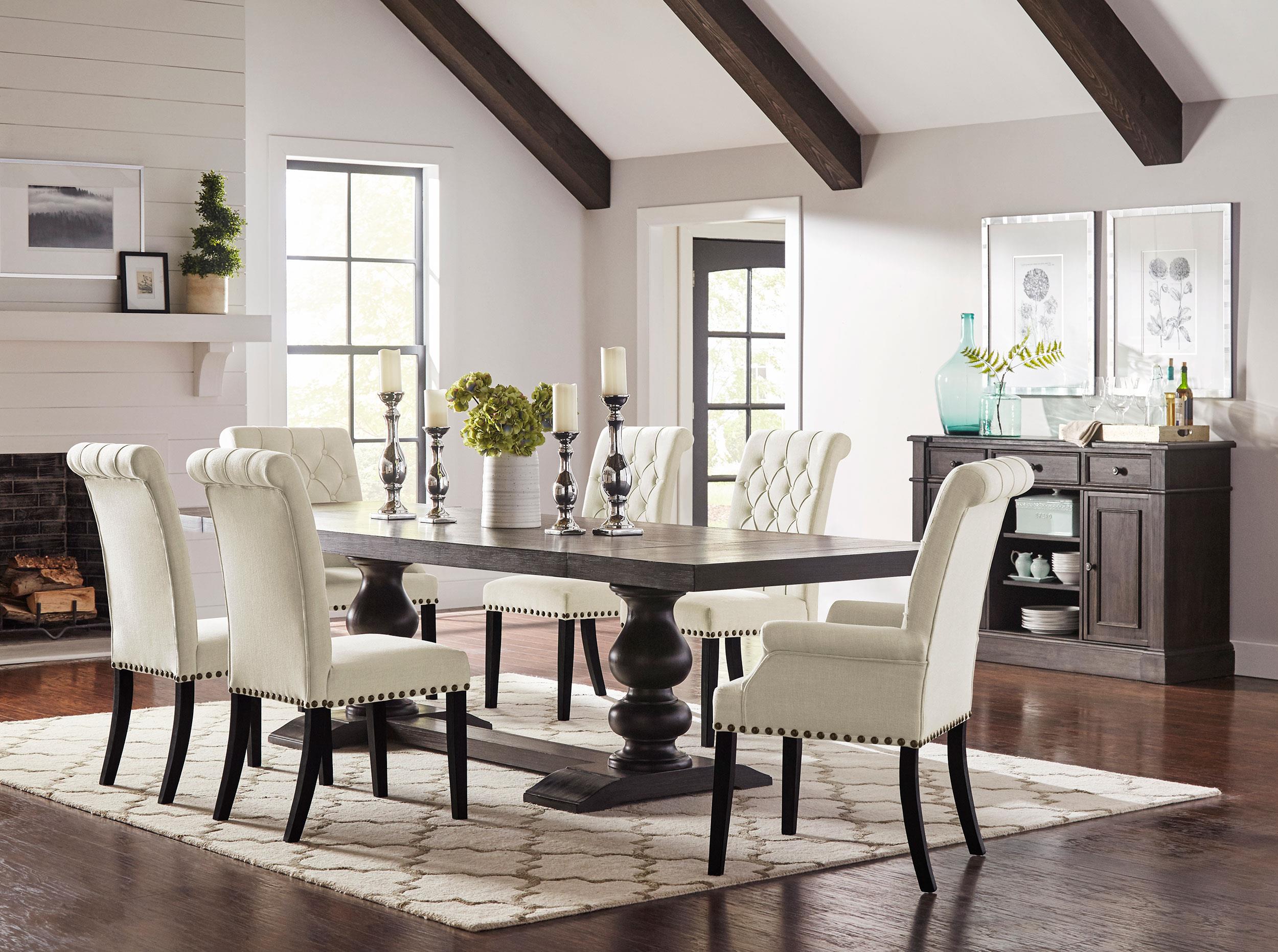 Coaster Table & Chair Sets Dining Room & Kitchen 121231-S8 | Reese