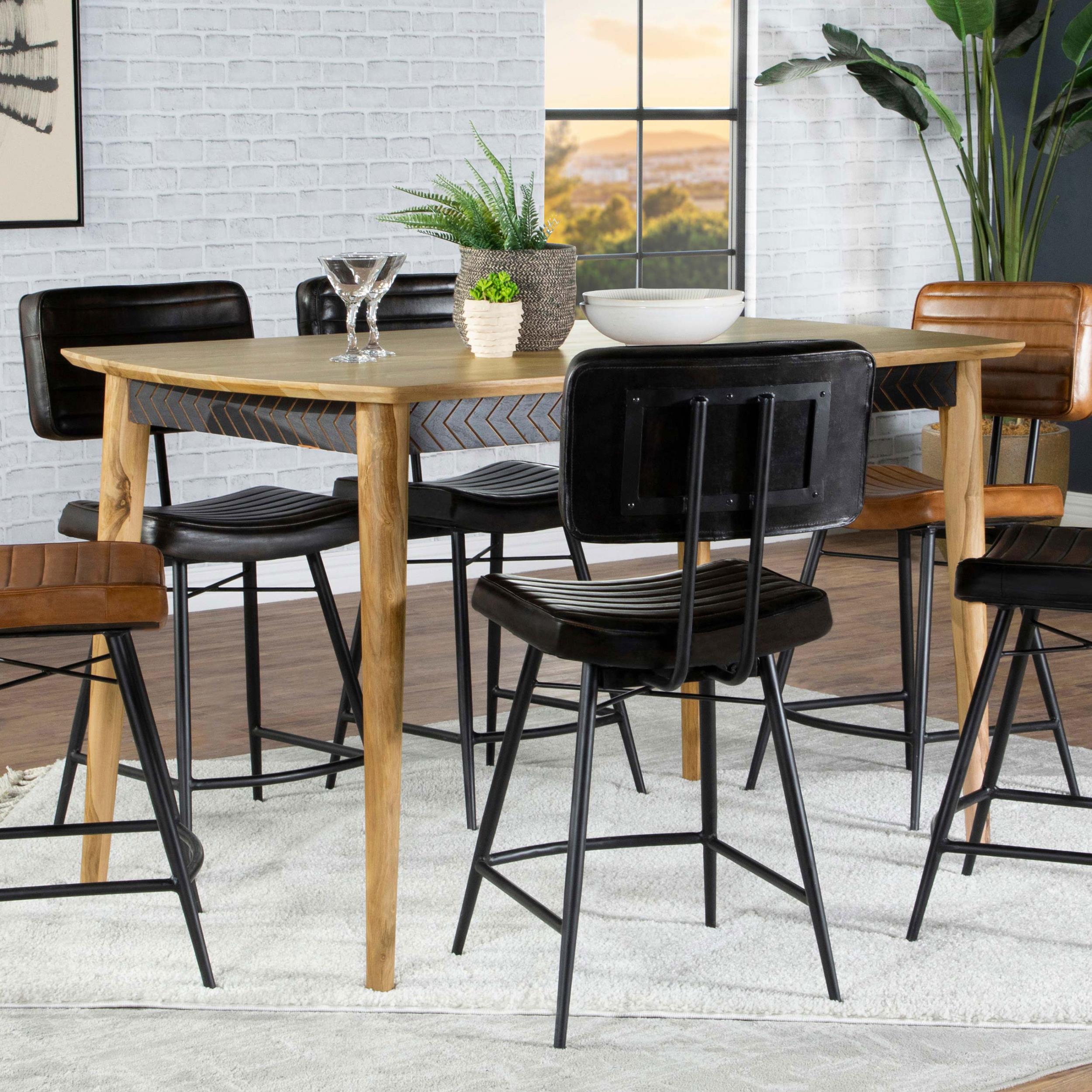 Model: 110578 | Coaster Partridge 60-inch Counter Height Dining Table Sheesham