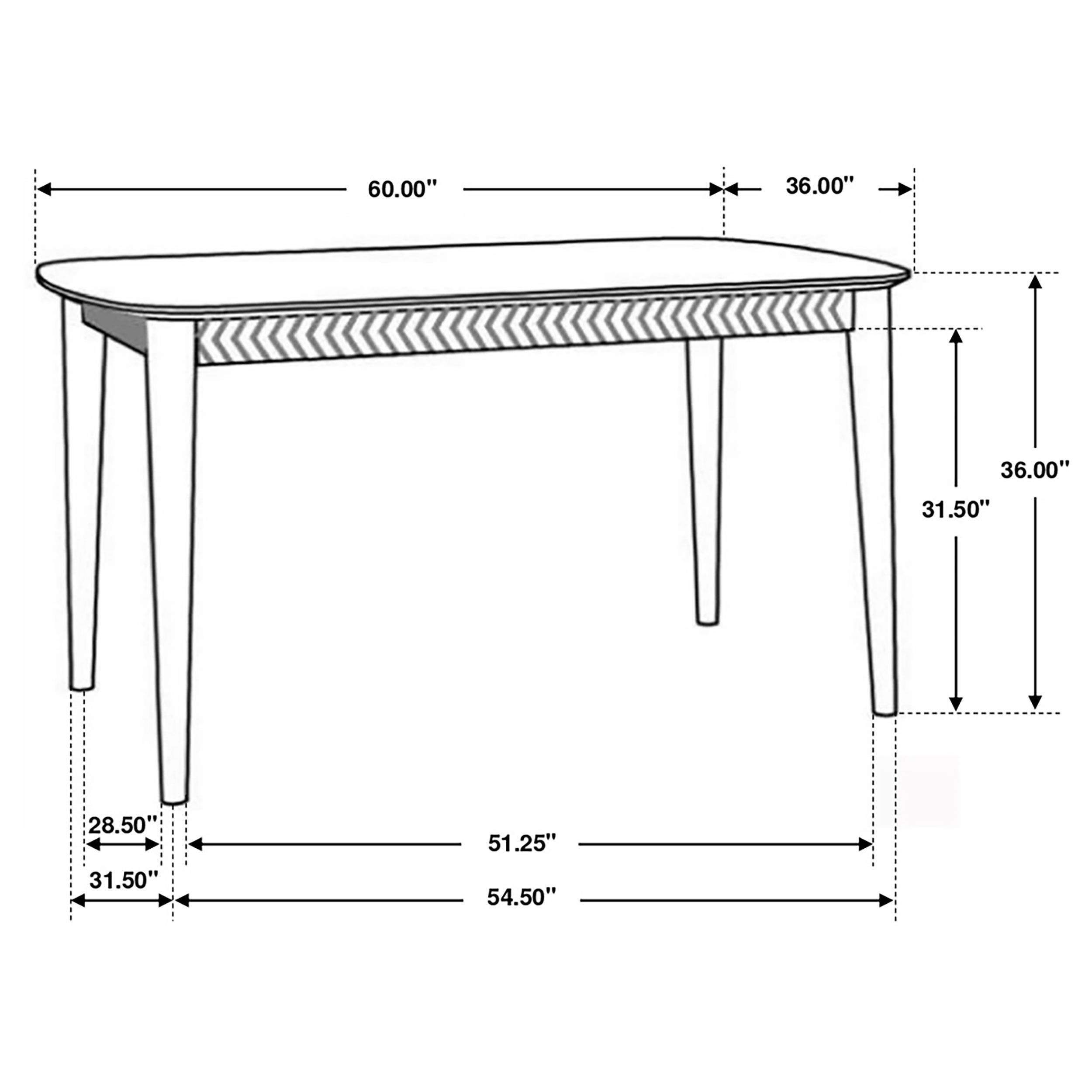 Model: 110578 | Coaster Partridge 60-inch Counter Height Dining Table Sheesham