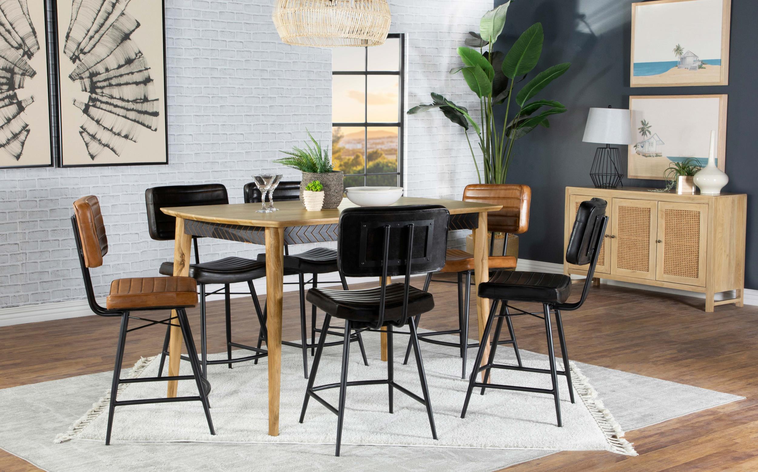 Model: 110578 | Coaster Partridge 60-inch Counter Height Dining Table Sheesham