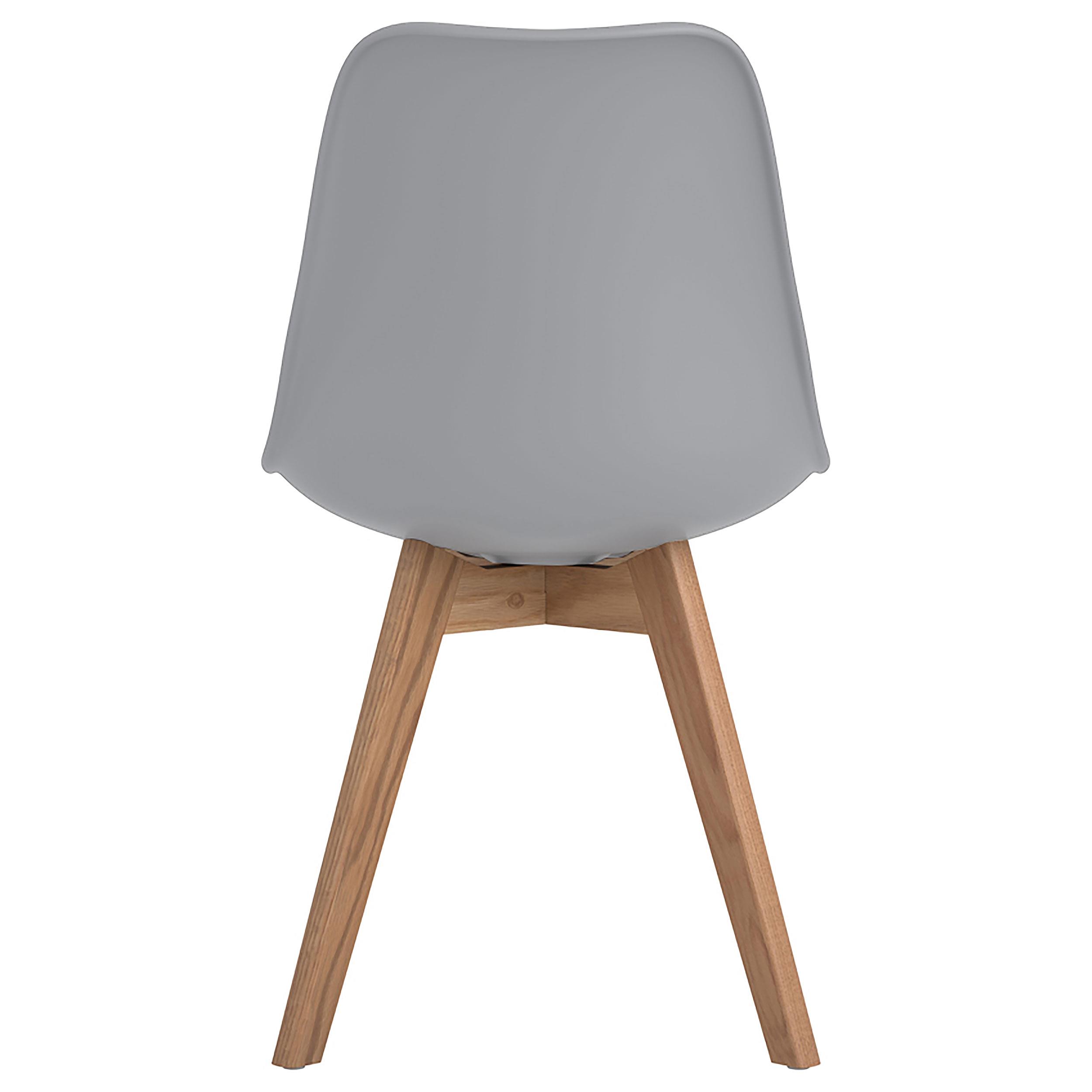 Model: 110132 | Coaster Caballo Polypropylene Dining Side Chair Grey (Set of 2)