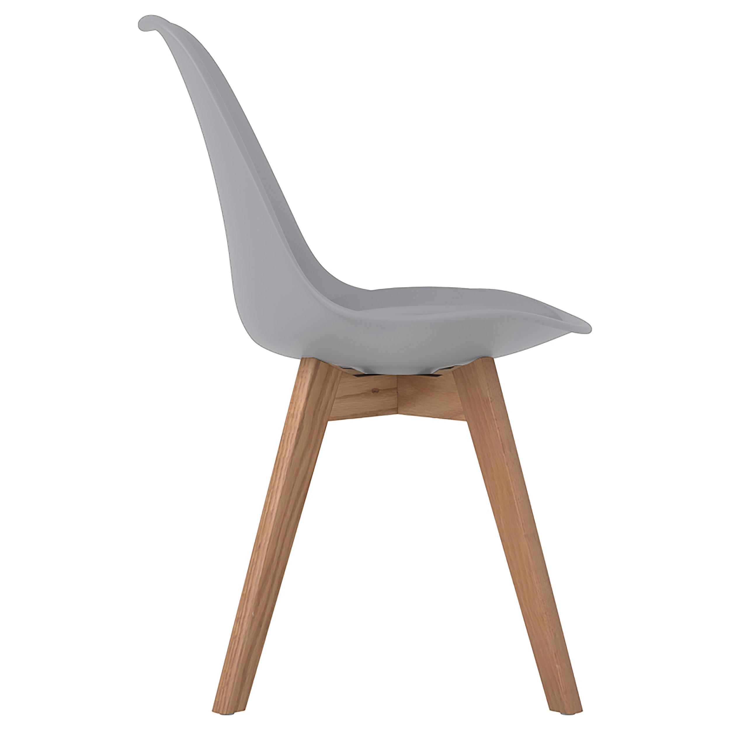 Model: 110132 | Coaster Caballo Polypropylene Dining Side Chair Grey (Set of 2)