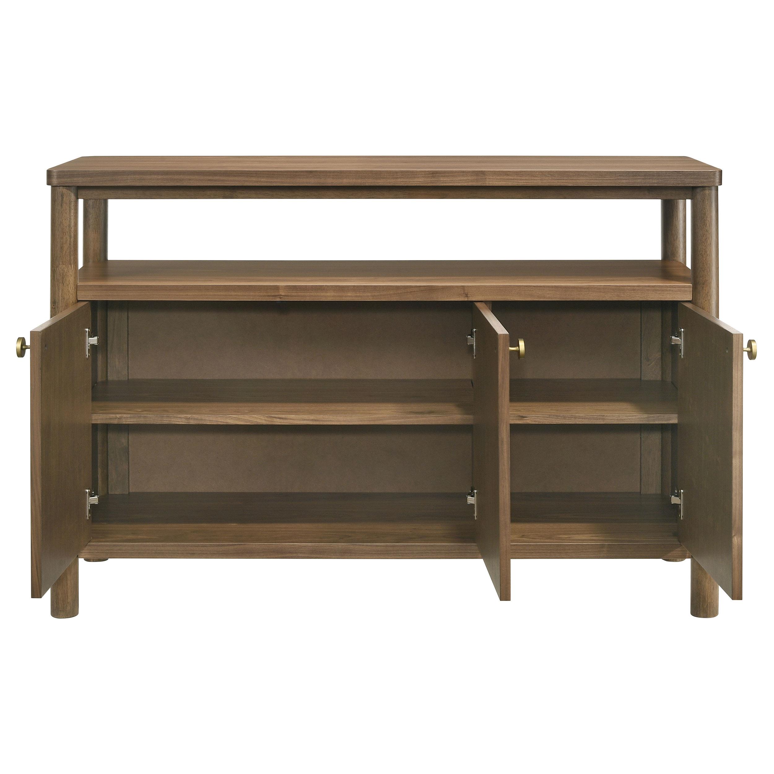 Model: 108575 | Coaster Crestmore 52-inch Dining Cabinet Sideboard Buffet Walnut