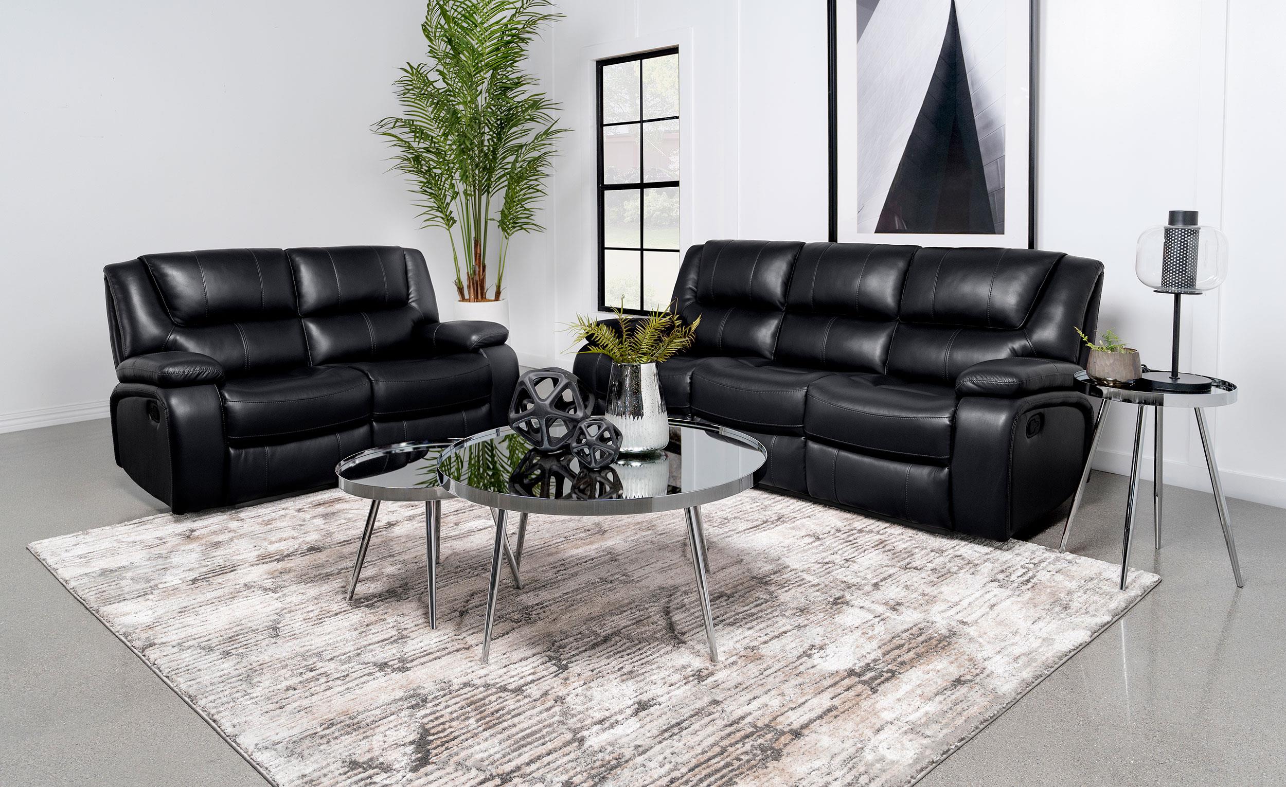 LUXE SOFA リクライニングソファ 黒 LUXE SOFA リクライニングソファ 黒 電動リクライニングソファ 3人掛け