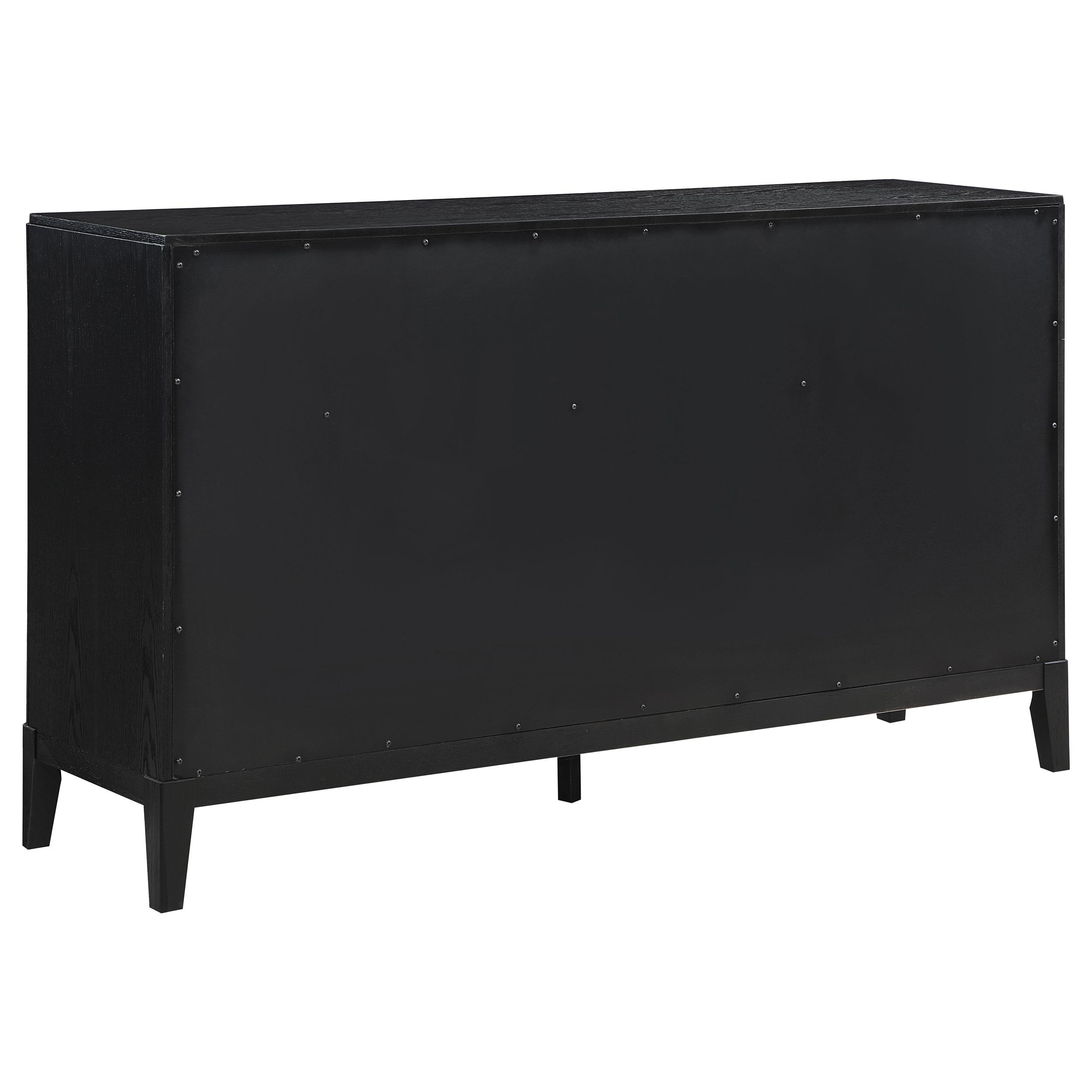Model: 224710Q-S4 | Coaster Brookmead 4-piece Upholstered Queen Bedroom Set Black
