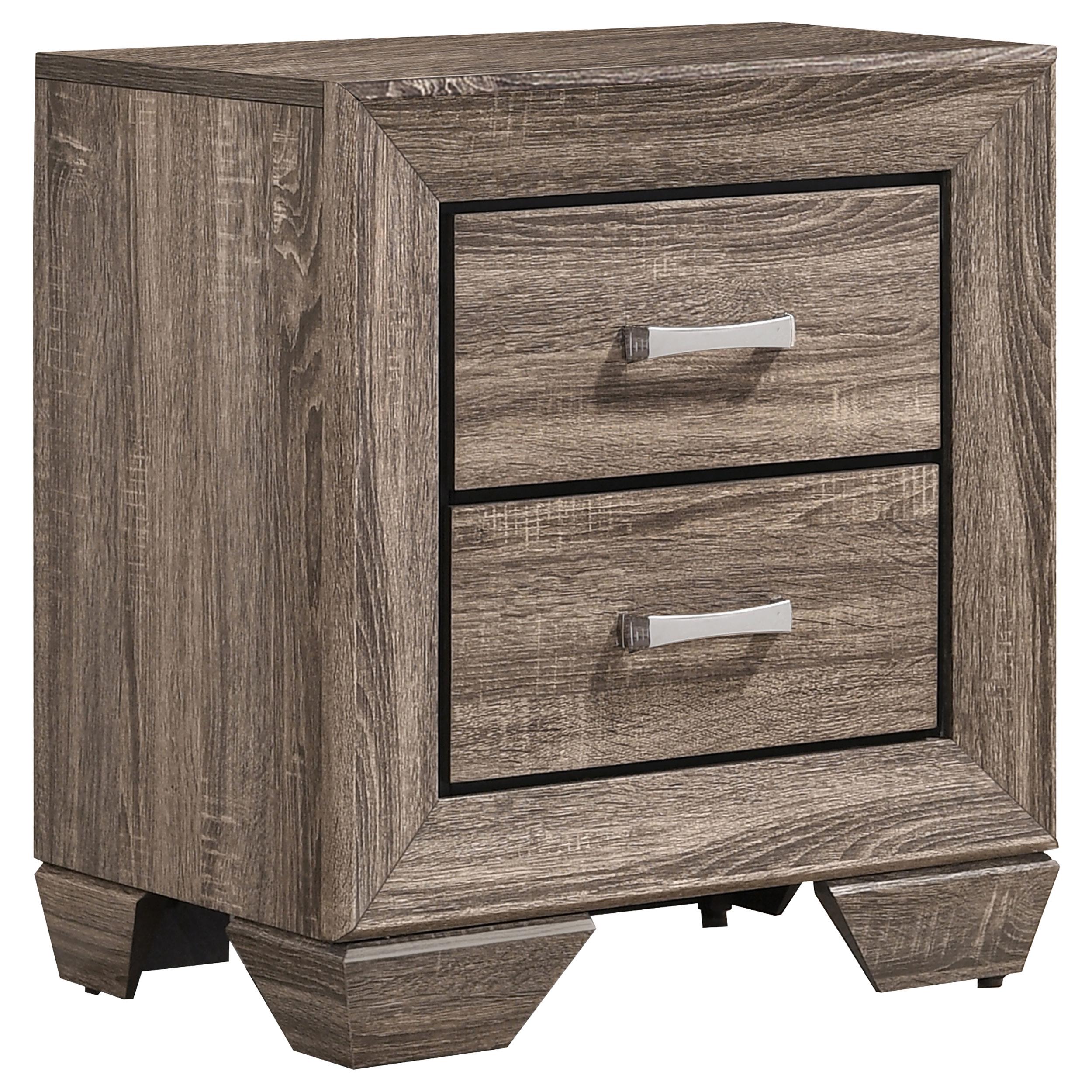 Model: 204190Q-S5 | Coaster Kauffman 5-piece Queen Bedroom Set Washed Taupe