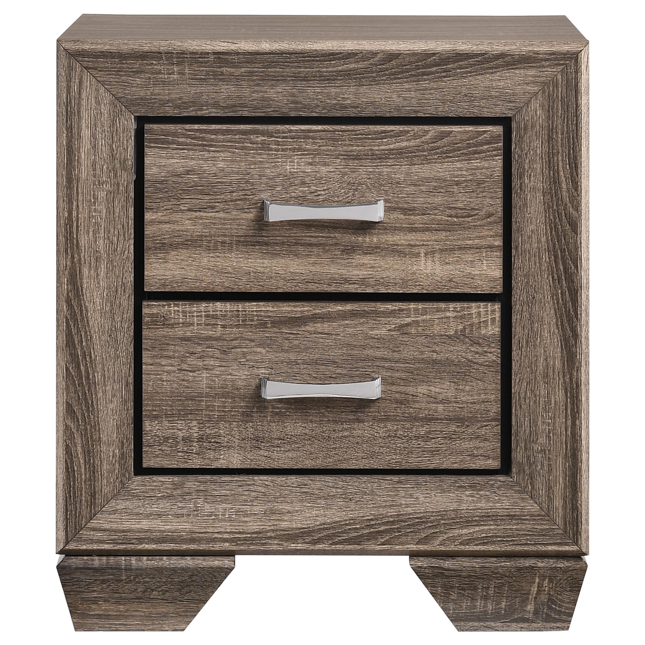 Model: 204190Q-S5 | Coaster Kauffman 5-piece Queen Bedroom Set Washed Taupe