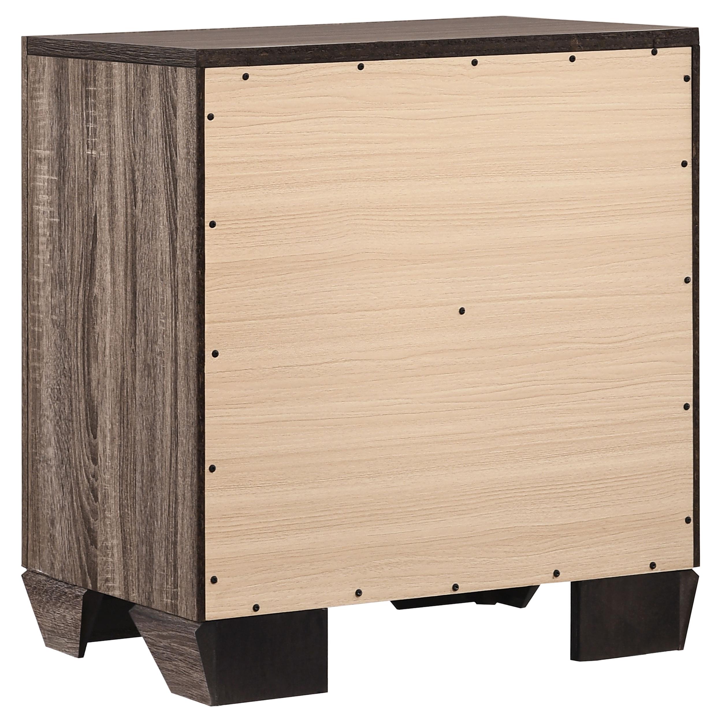 Model: 204190Q-S5 | Coaster Kauffman 5-piece Queen Bedroom Set Washed Taupe