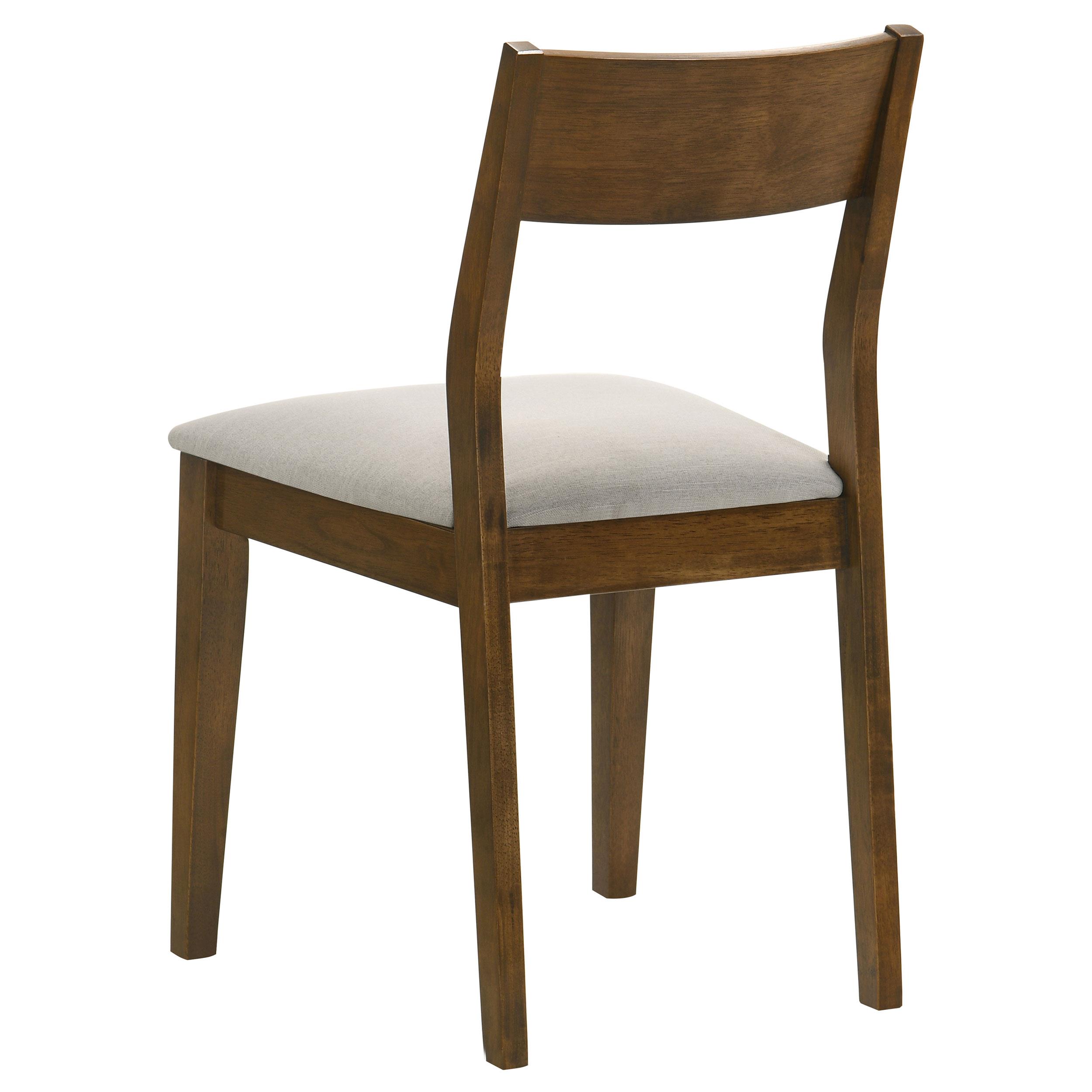 Model: 108922 | Coaster Almonte Dining Chair Upholstered Seat Dark Brown (Set of 2)
