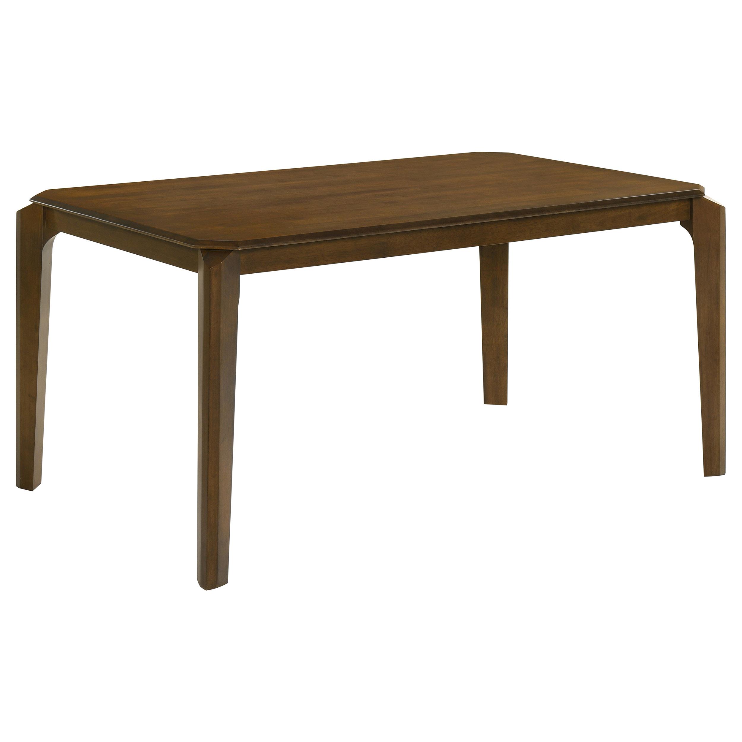 Coaster Almonte 59-inch Rectangular Wood Dining Table Dark Brown