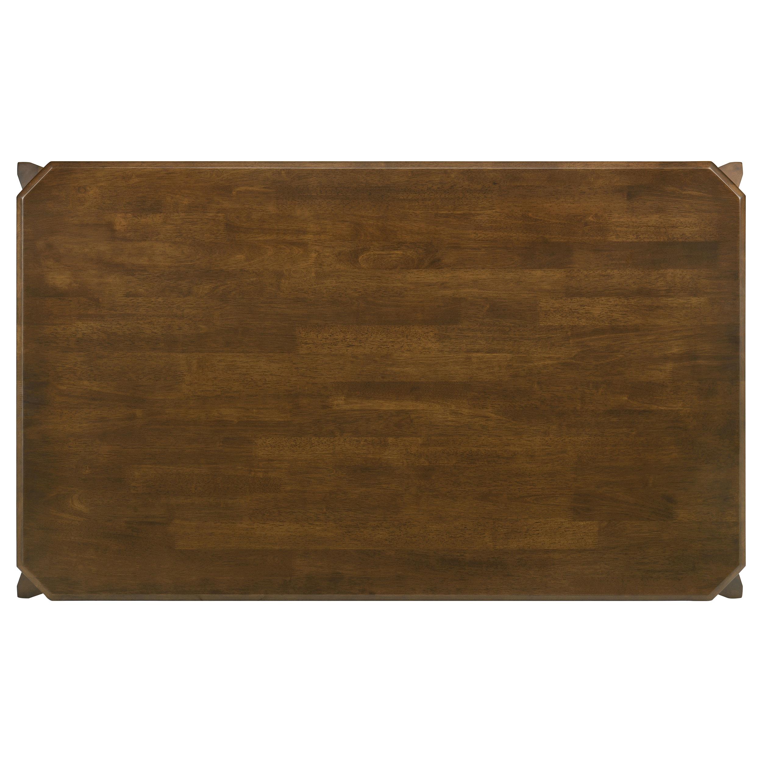 Model: 108921 | Coaster Almonte 59-inch Rectangular Wood Dining Table Dark Brown
