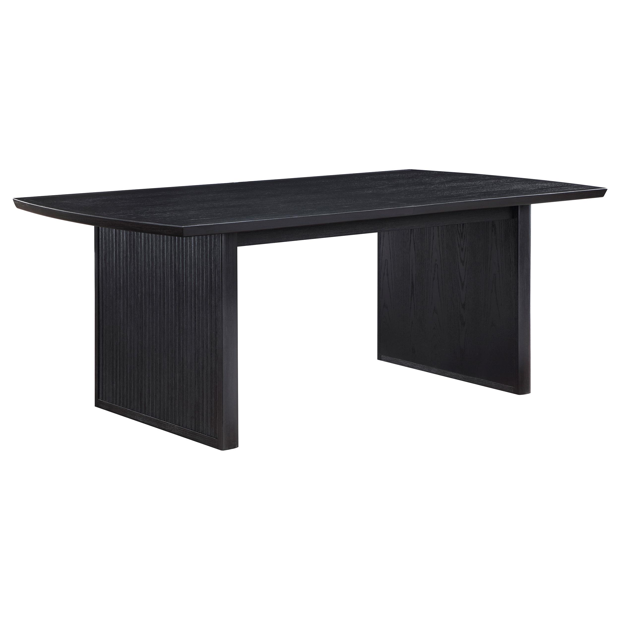 Model: 108231-S7 | Coaster Brookmead 7-piece Extension Leaf Dining Table Set Black