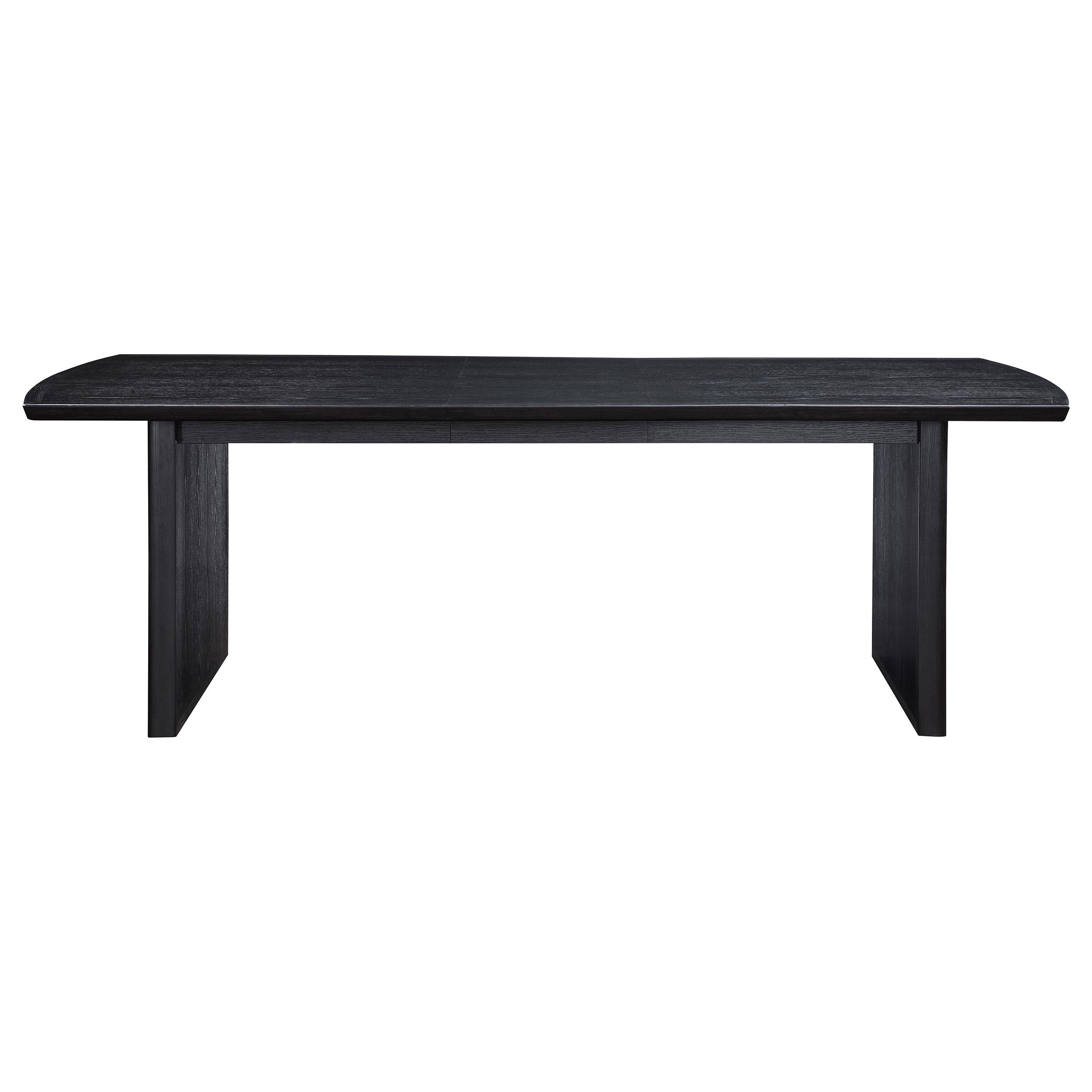 Model: 108231-S7 | Coaster Brookmead 7-piece Extension Leaf Dining Table Set Black