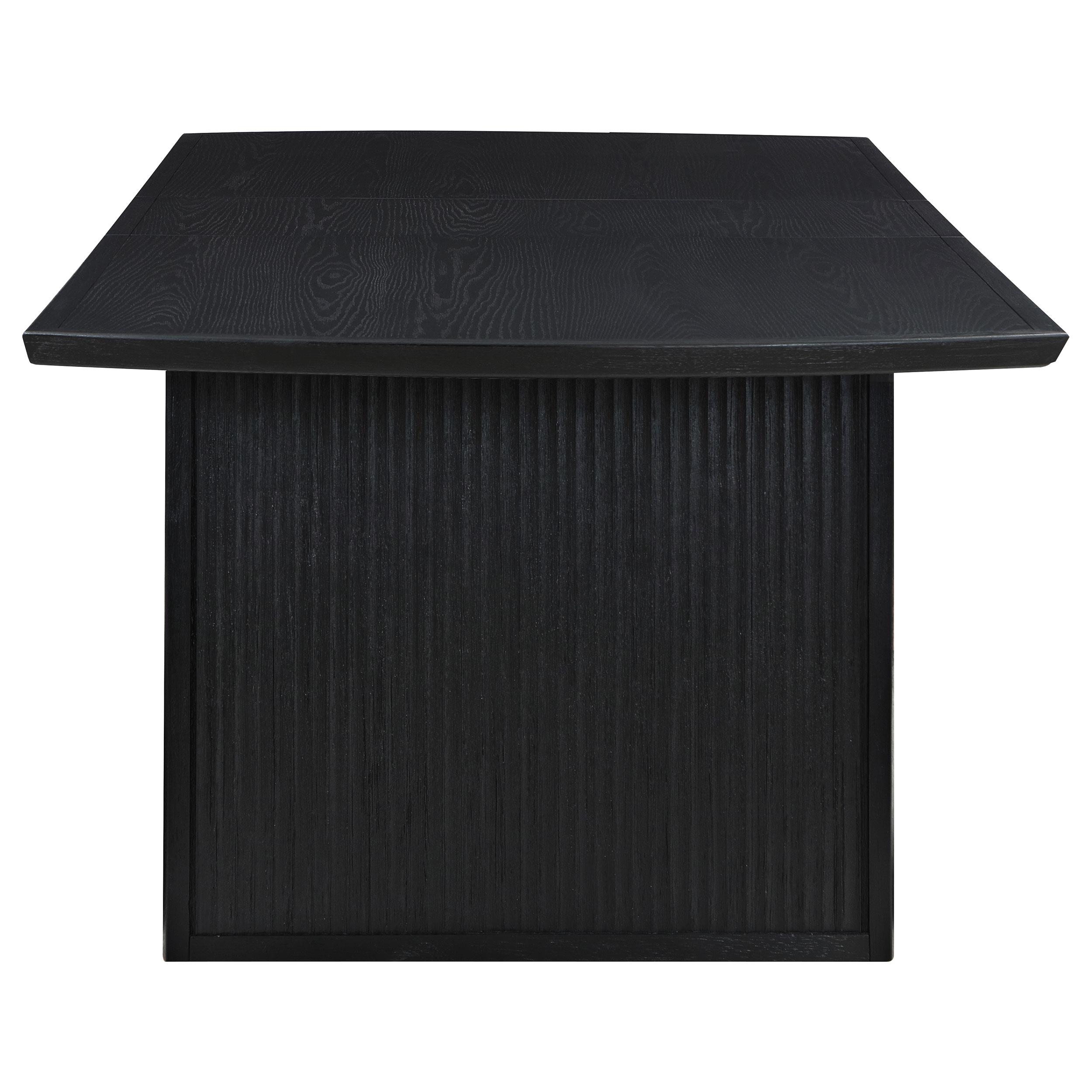 Model: 108231-S7 | Coaster Brookmead 7-piece Extension Leaf Dining Table Set Black