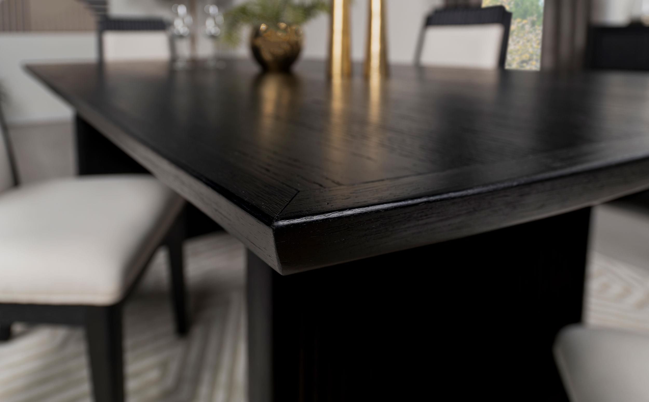 Model: 108231-S7 | Coaster Brookmead 7-piece Extension Leaf Dining Table Set Black